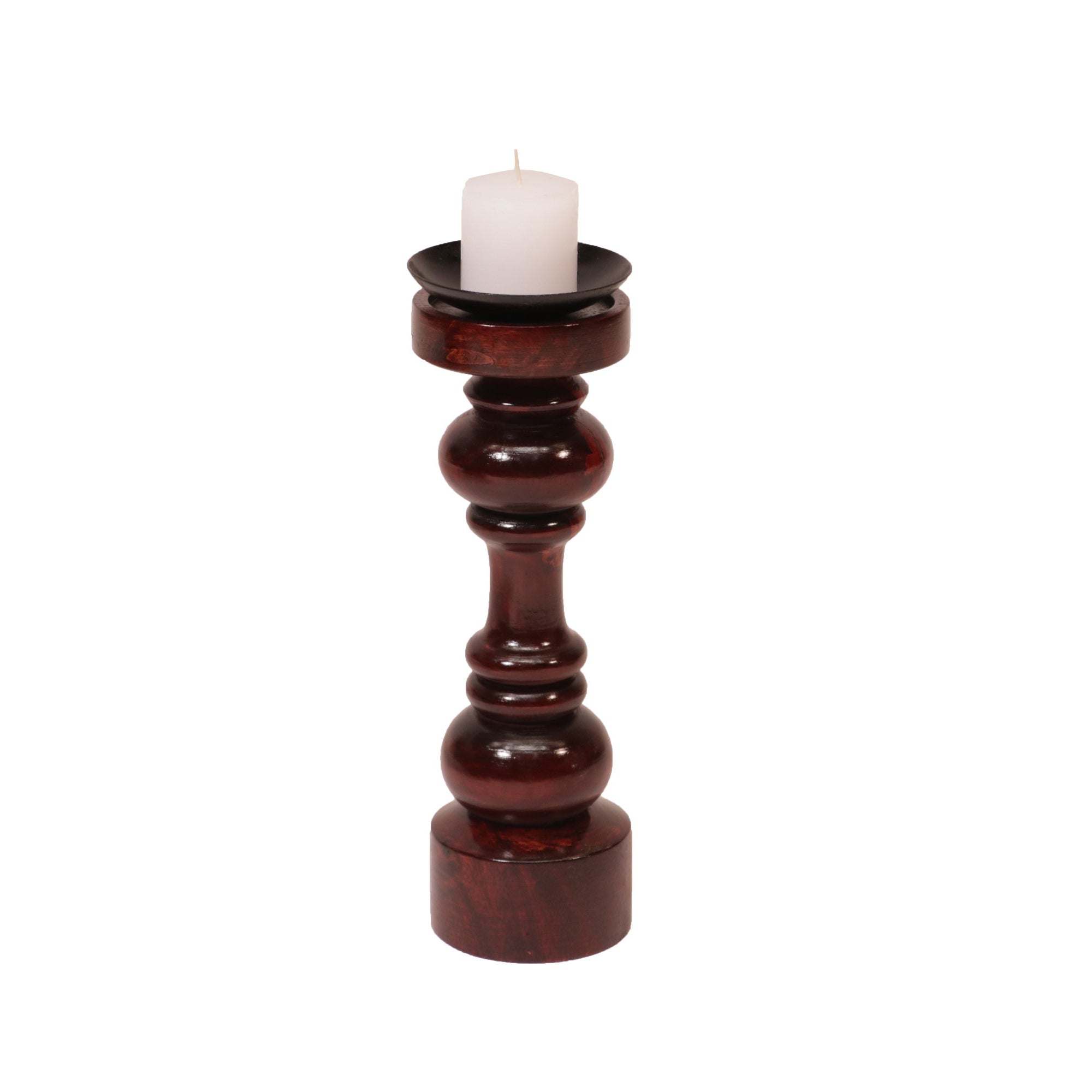 Wooden Double Rings Candle Holder Candle Holder