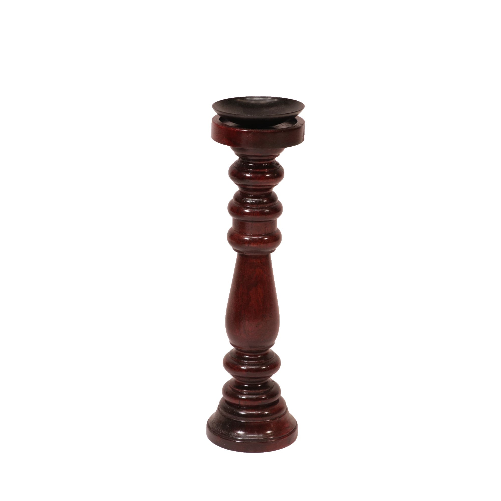 Wooden Twisted Turns Wooden Candle Candle Holder