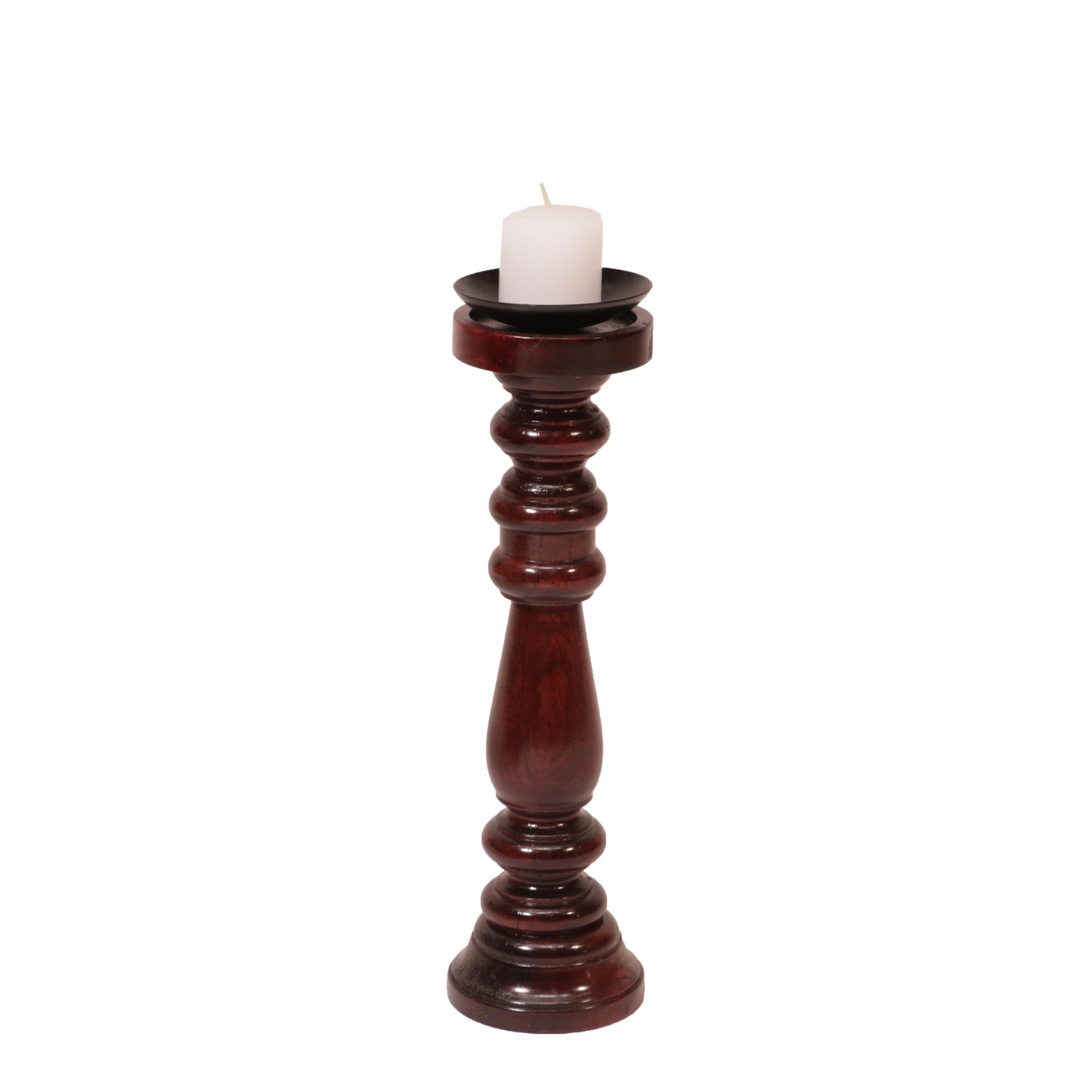 Wooden Twisted Turns Wooden Candle Candle Holder