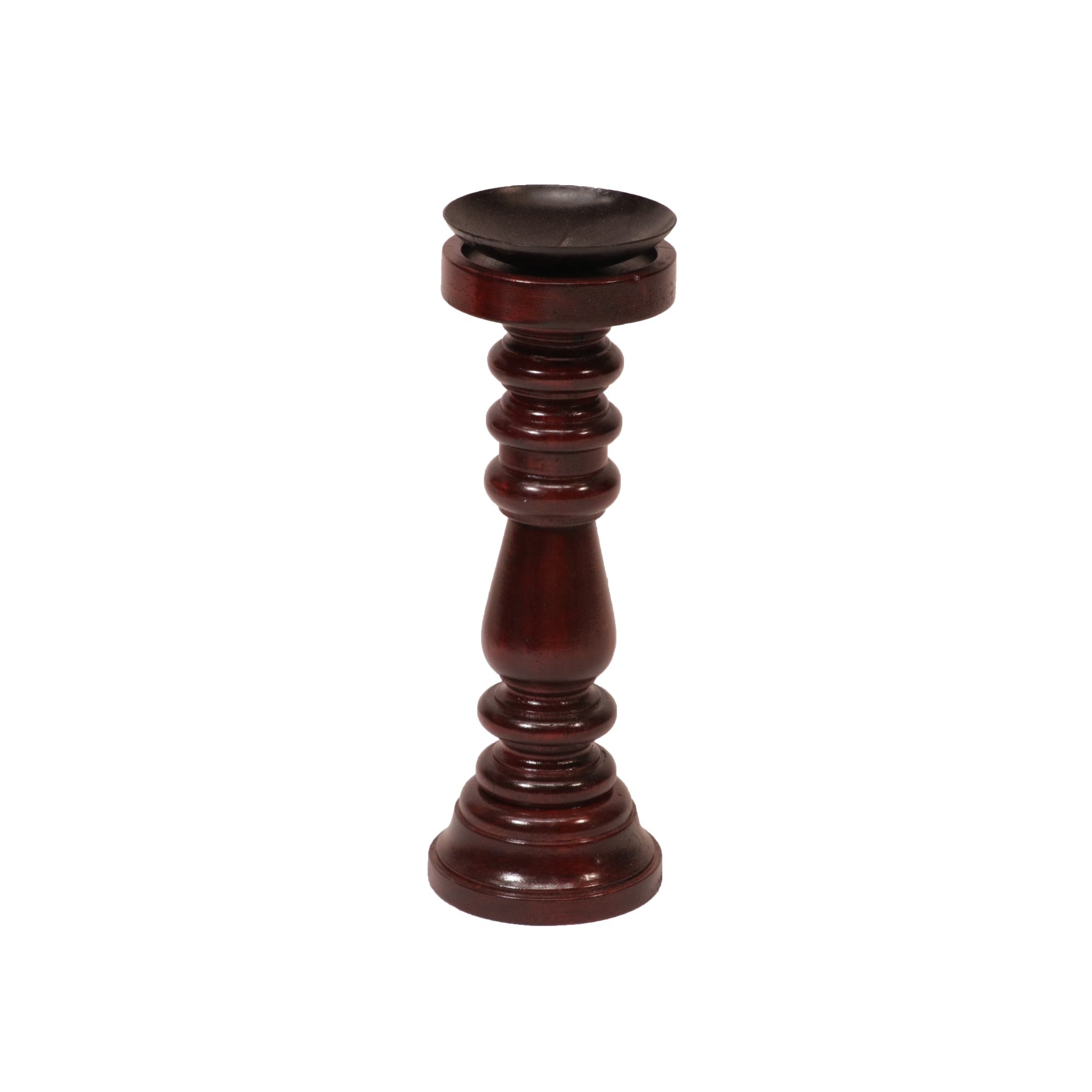 Wooden Twisted Turns Wooden Candle Candle Holder