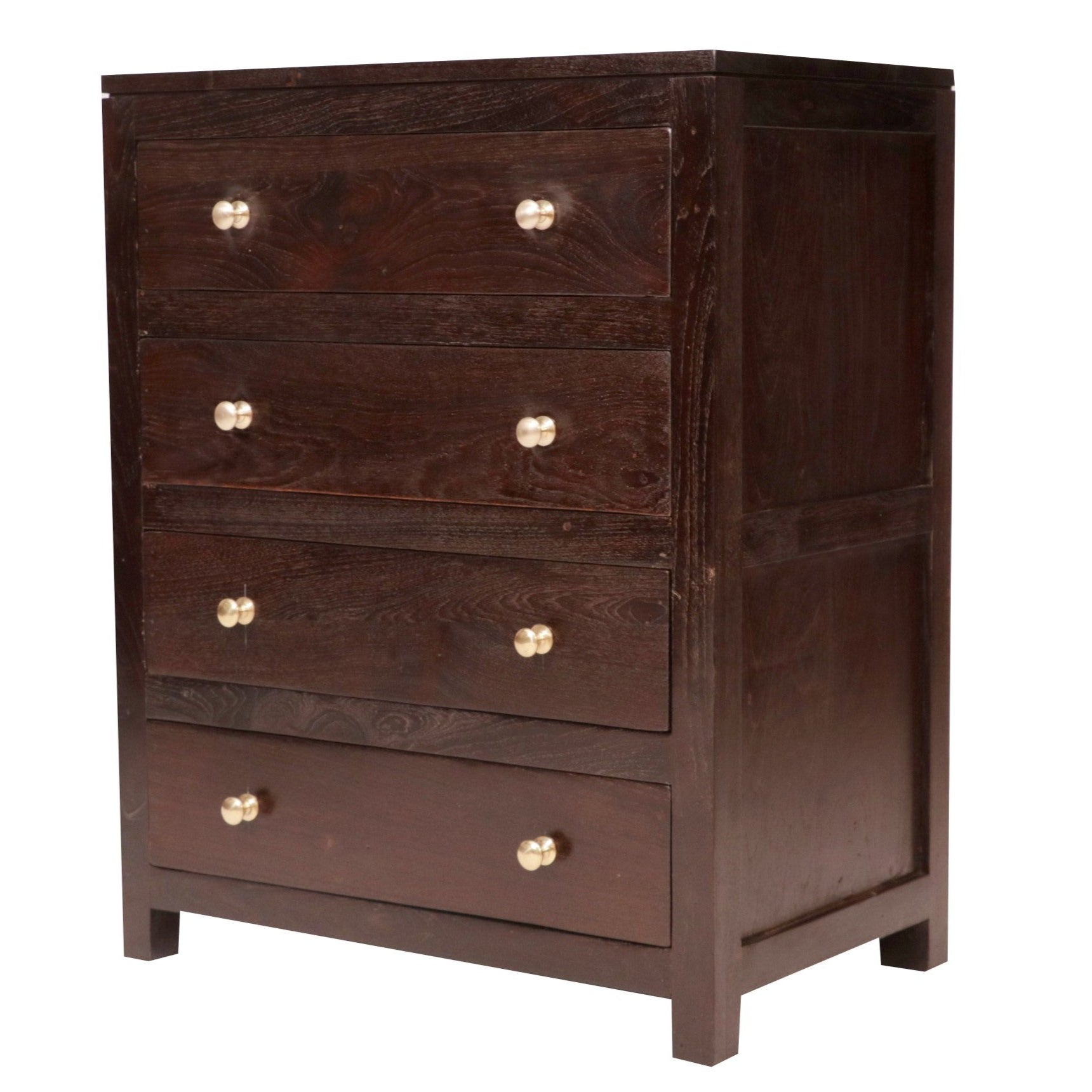 4 Drawer Chest Teak Cabinet Drawer's Chest