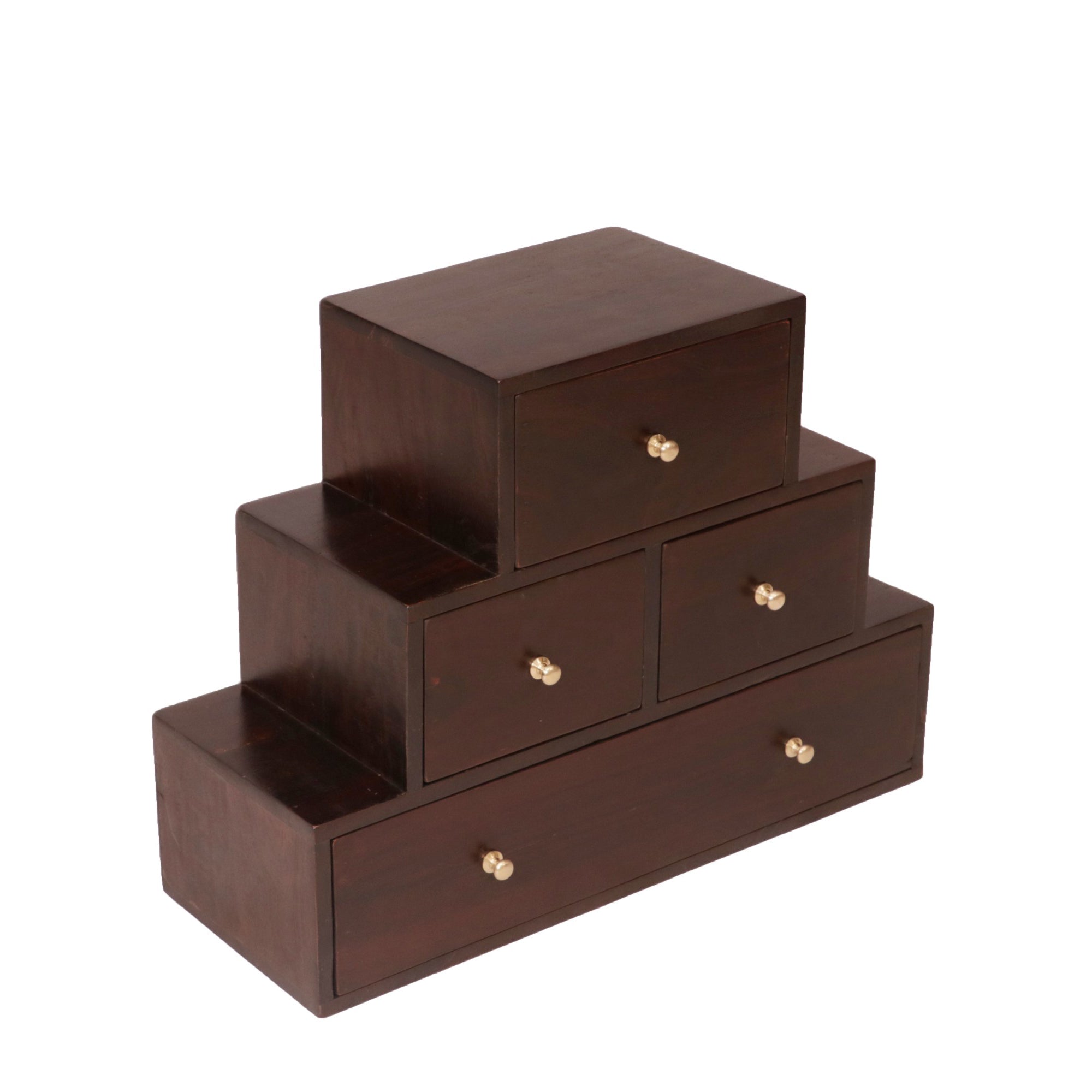 Wooden Tower Drawer Chest Drawer's Chest