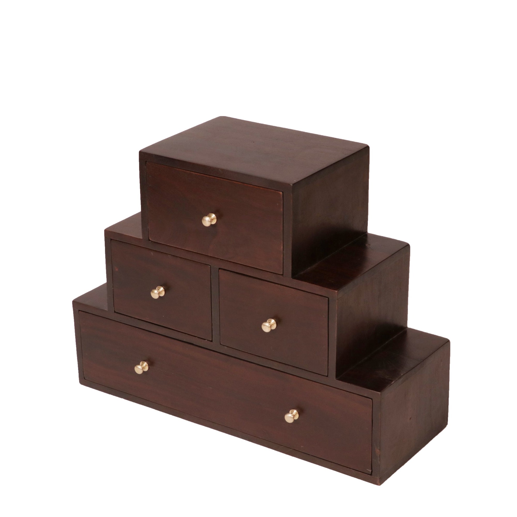 Wooden Tower Drawer Chest Drawer's Chest