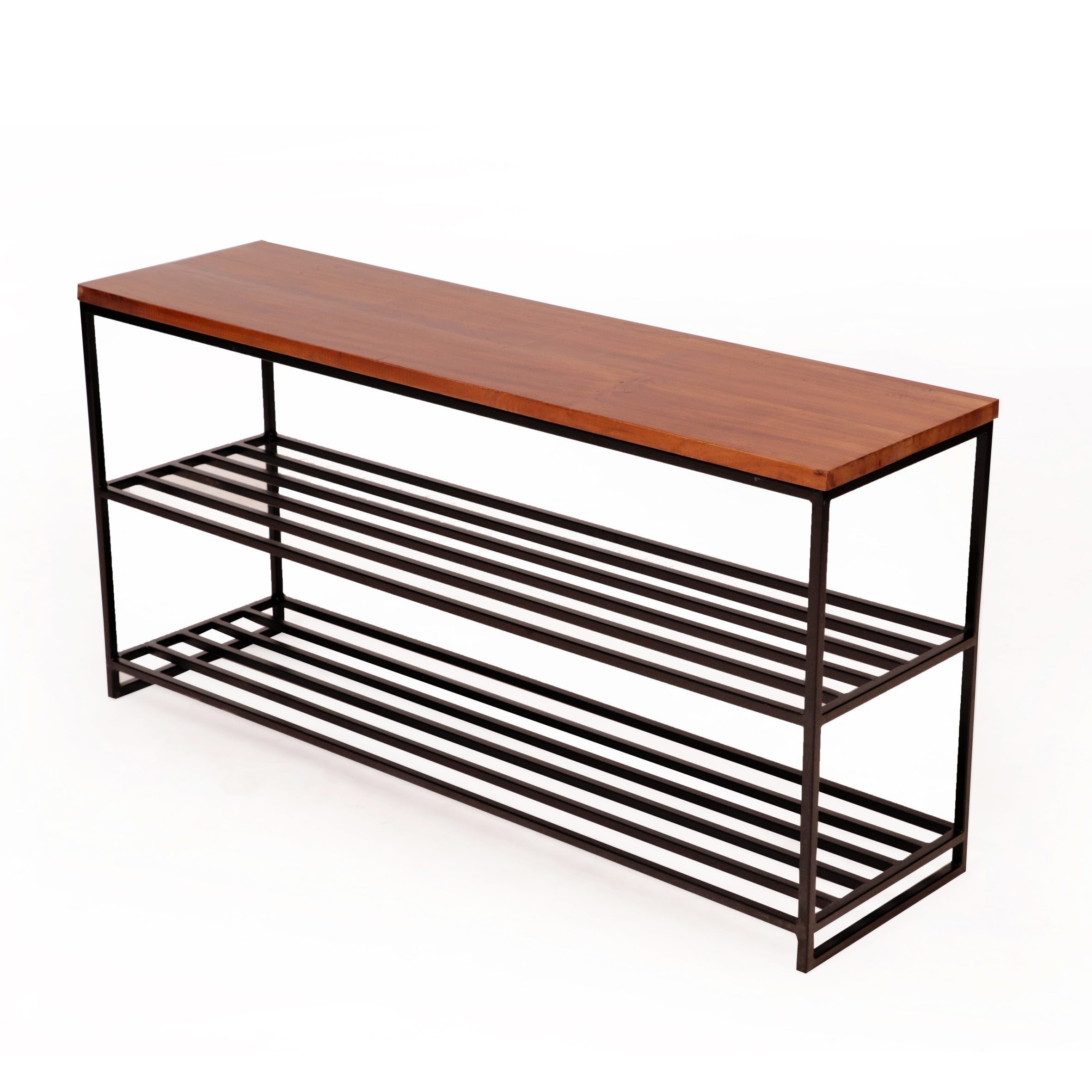 Wide Long Seating Height Open Seating Rack Shoe rack