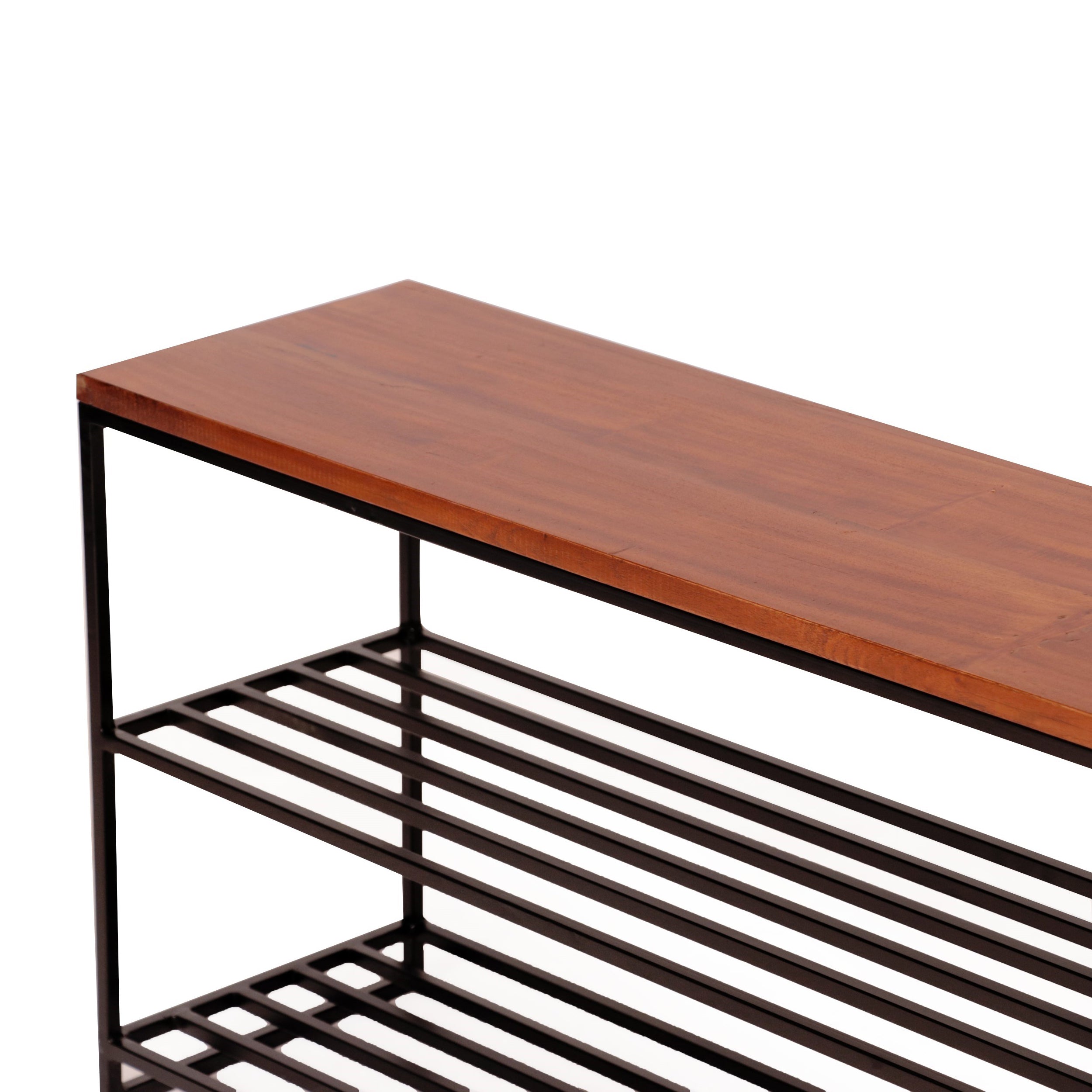 Wide Long Seating Height Open Seating Rack Shoe rack