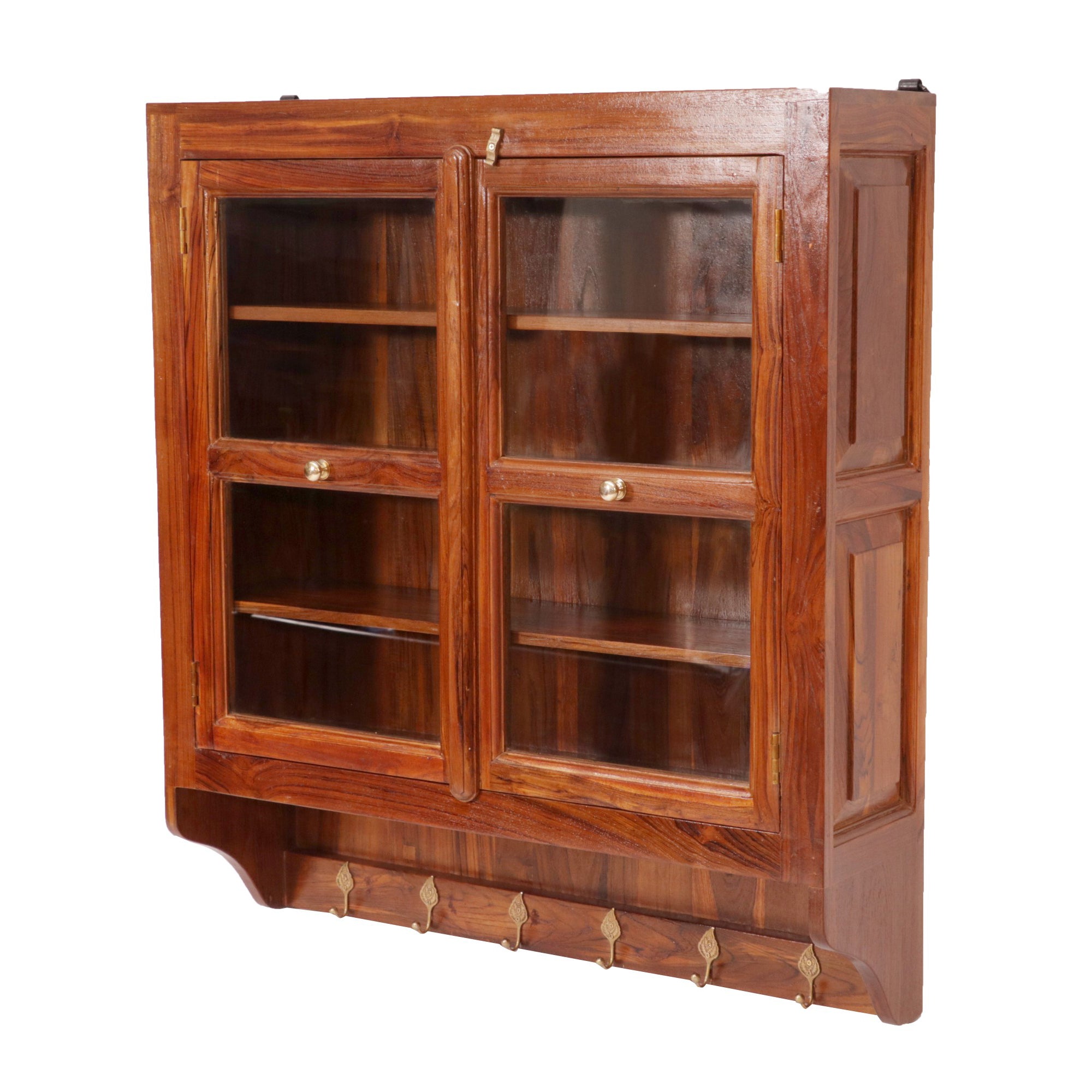 Wide Teak Kitchen Cabinet Wall Cabinet