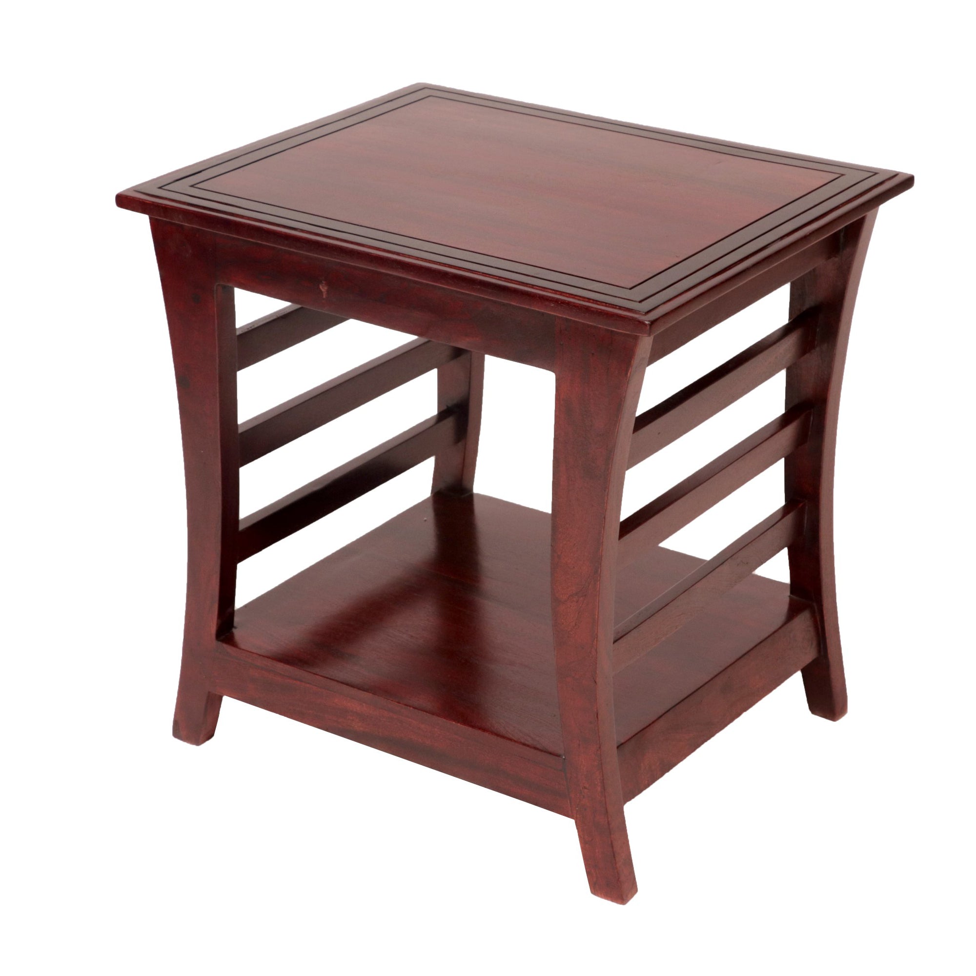 Curve Strip Designed Wooden Handmade Coffee Table Coffee Table