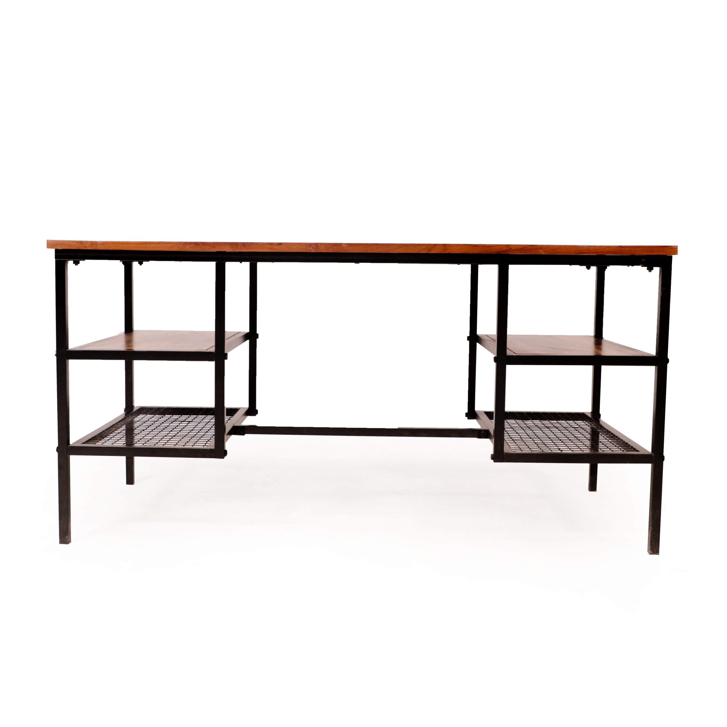 Teak metallic frame Multipurpose Table Study Table