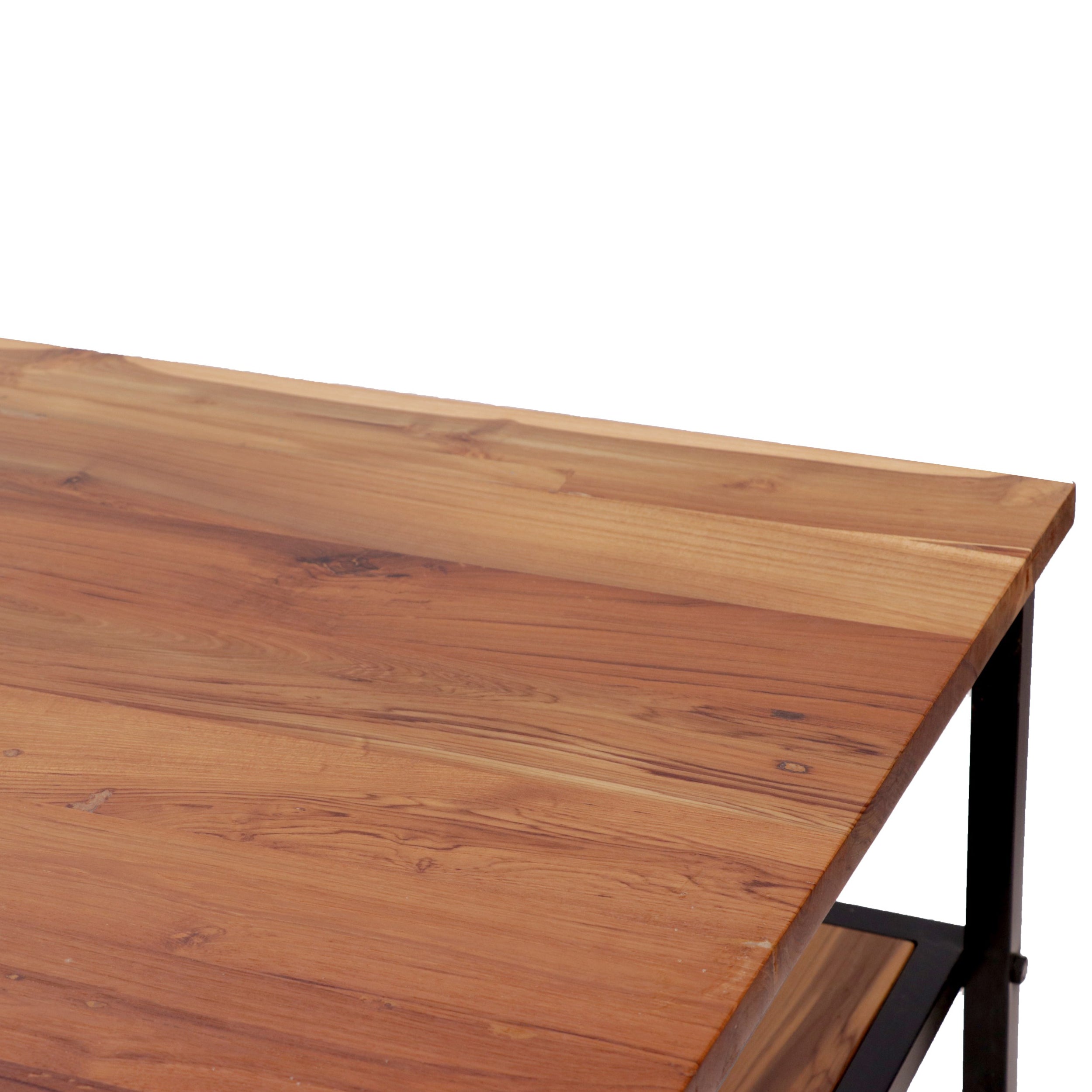 Teak metallic frame Multipurpose Table Study Table