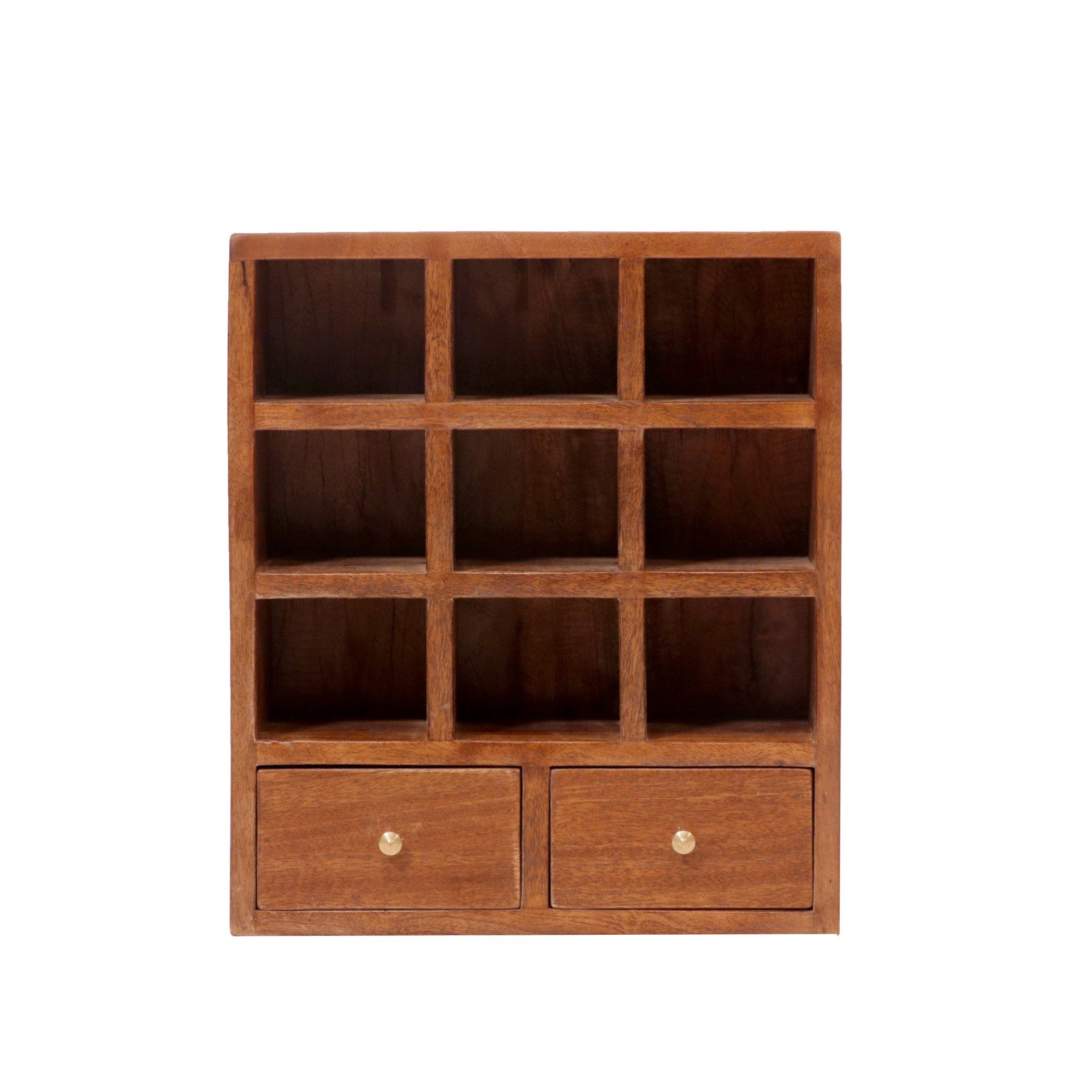 Compartment 9 slot + 2 drawer Wall Hanging Cabinet Wall Cabinet