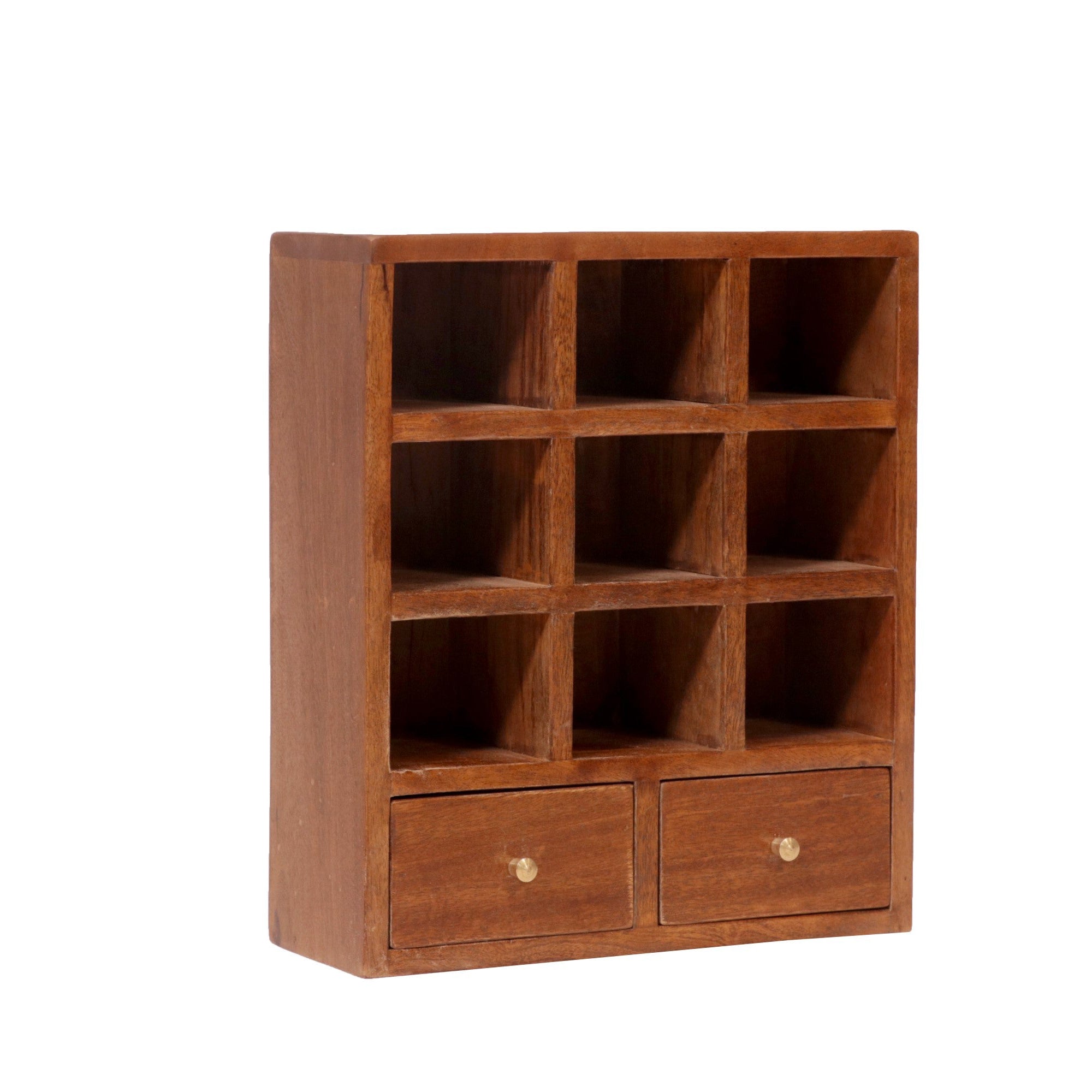 Compartment 9 slot + 2 drawer Wall Hanging Cabinet Wall Cabinet