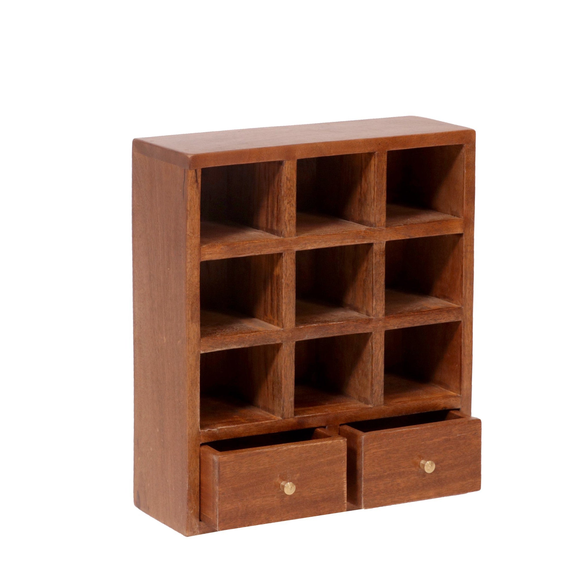 Compartment 9 slot + 2 drawer Wall Hanging Cabinet Wall Cabinet