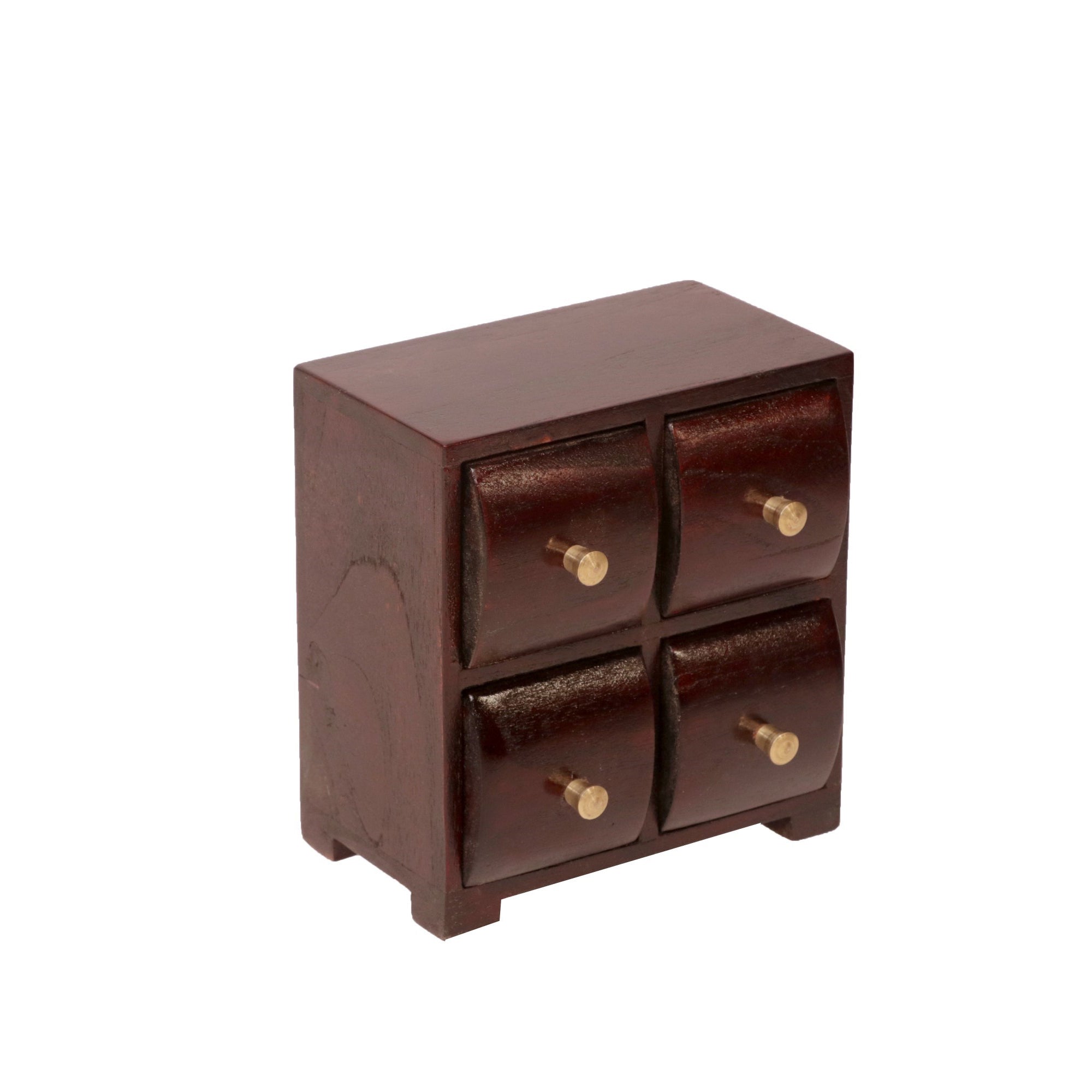 Curved 2-2 up down Drawer desk organizer (Mohagany Touch) Desk Organizer