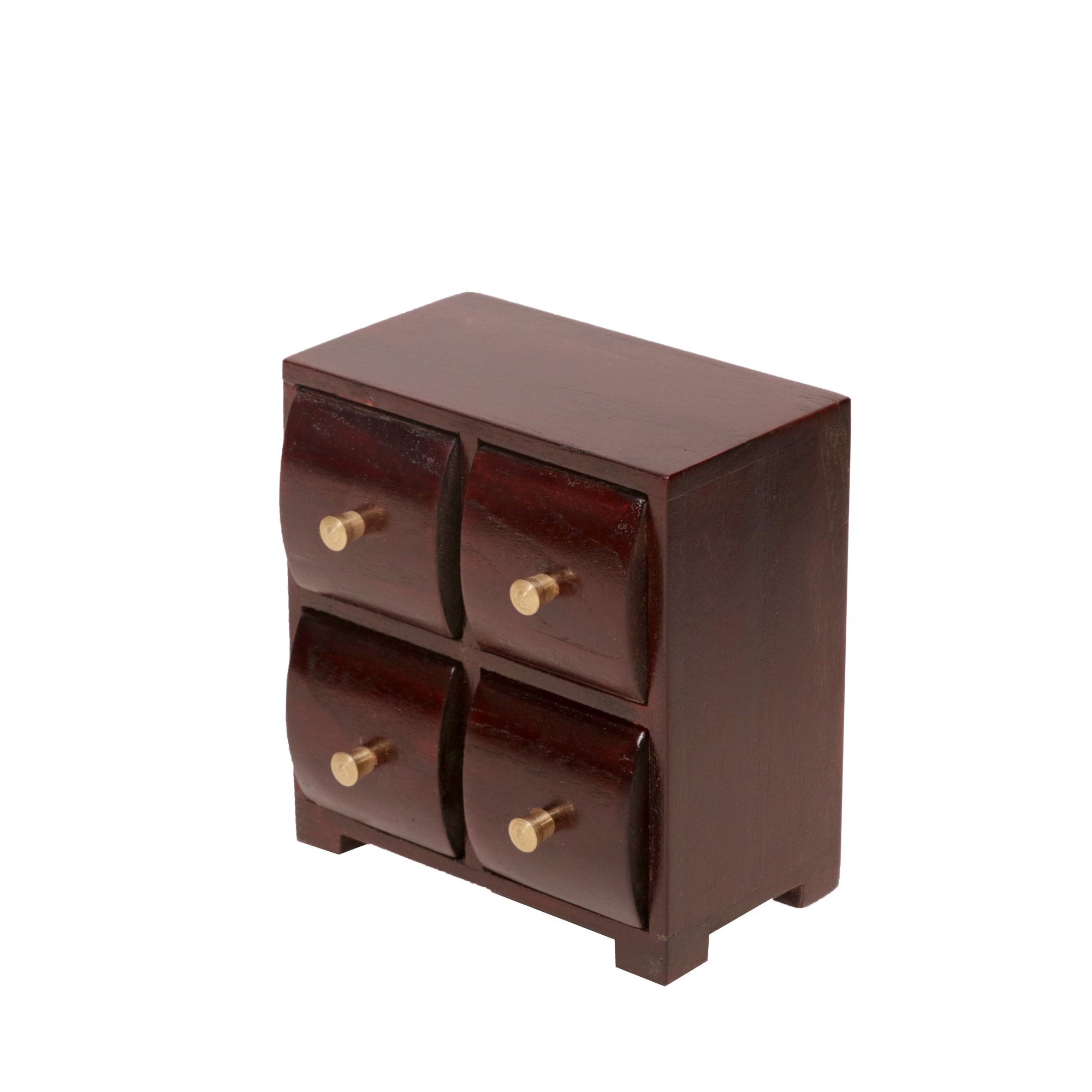 Curved 2-2 up down Drawer desk organizer (Mohagany Touch) Desk Organizer