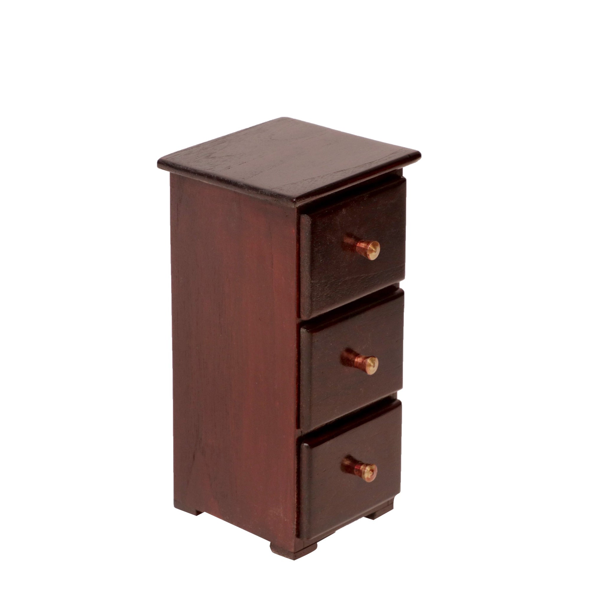 Wooden Miniature Outer Space 3 Drawer Chest Tower (The product is used as Desk organiser) (Mahogany Touch) Desk Organizer