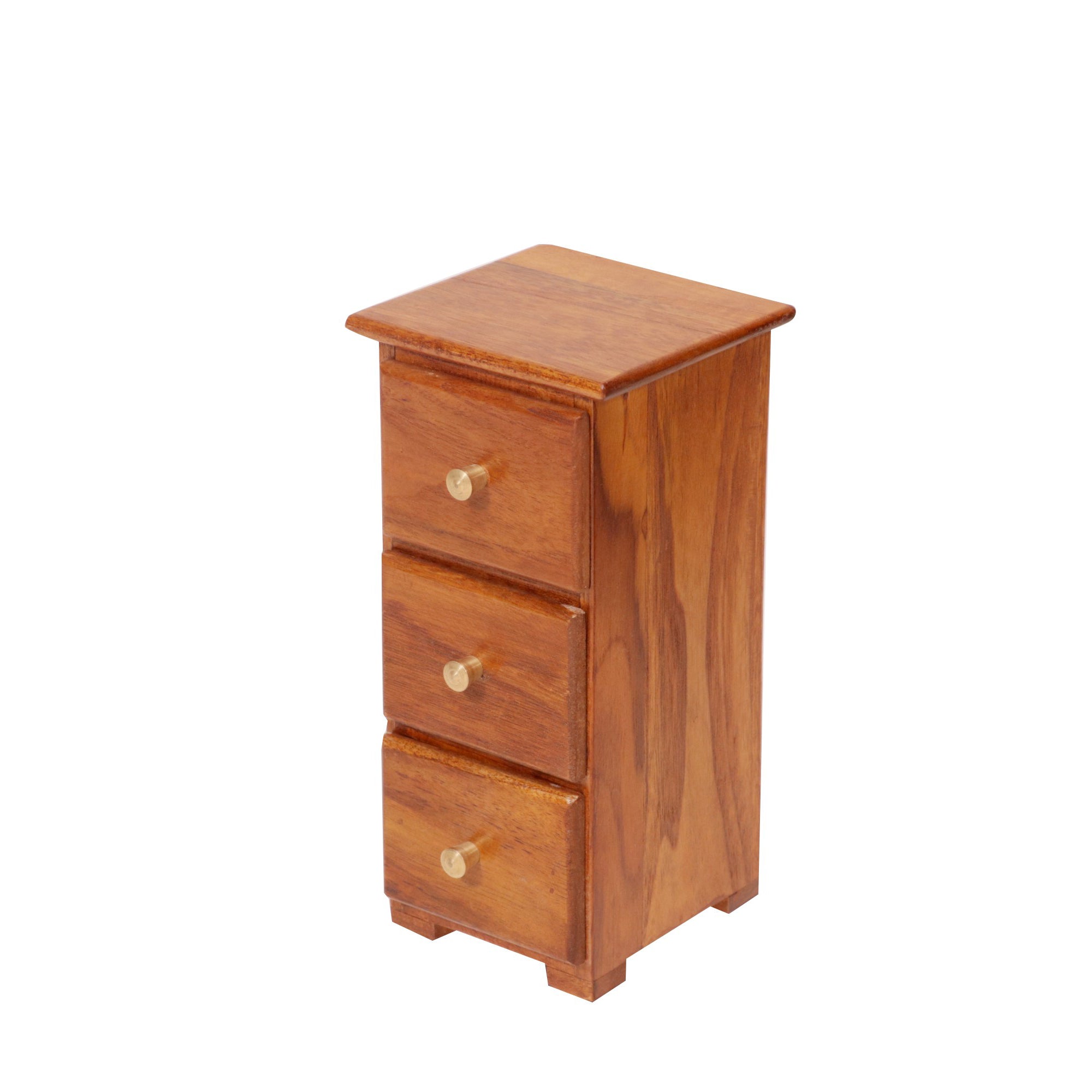 Wooden Miniature Outer Space 3 Drawer Chest Tower (The product is used as Desk organiser) (Natural Touch) Desk Organizer