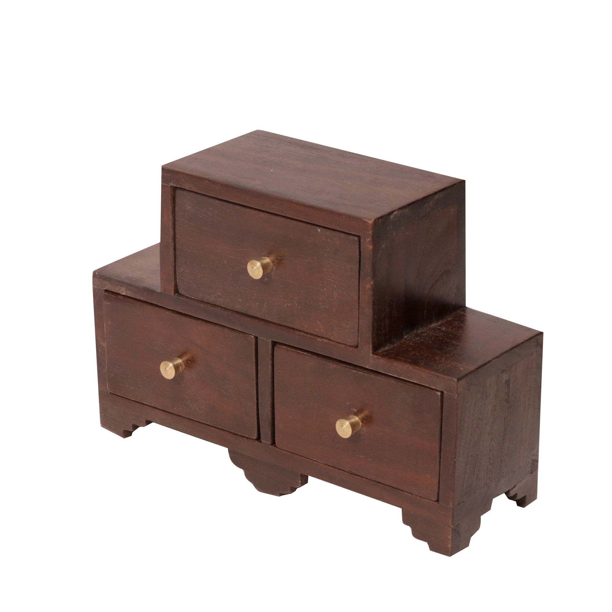 3-Compartment Tower Desk Organiser (Dark Touch) Desk Organizer