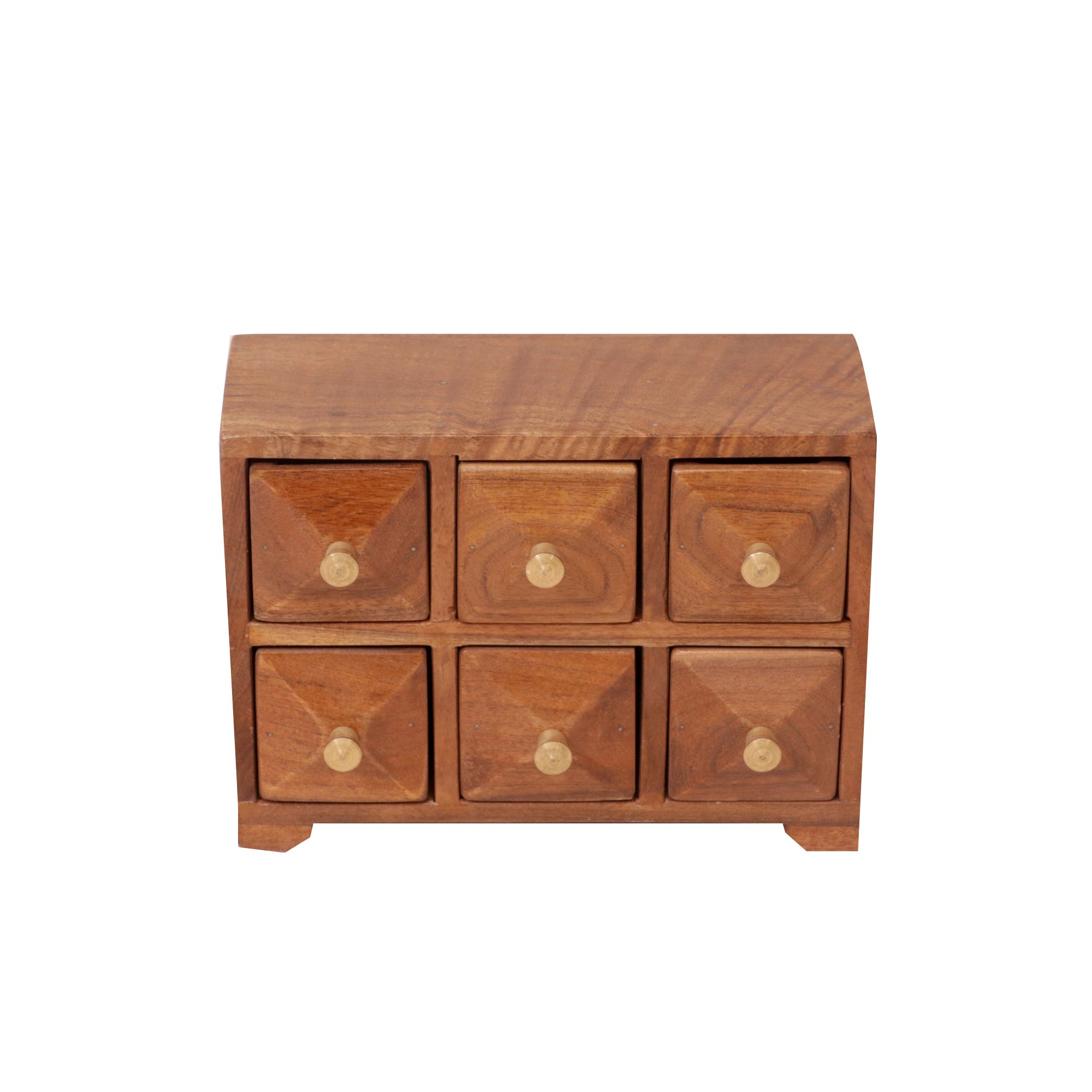 Diamond shaped sixer drawer chest Desk Organizer