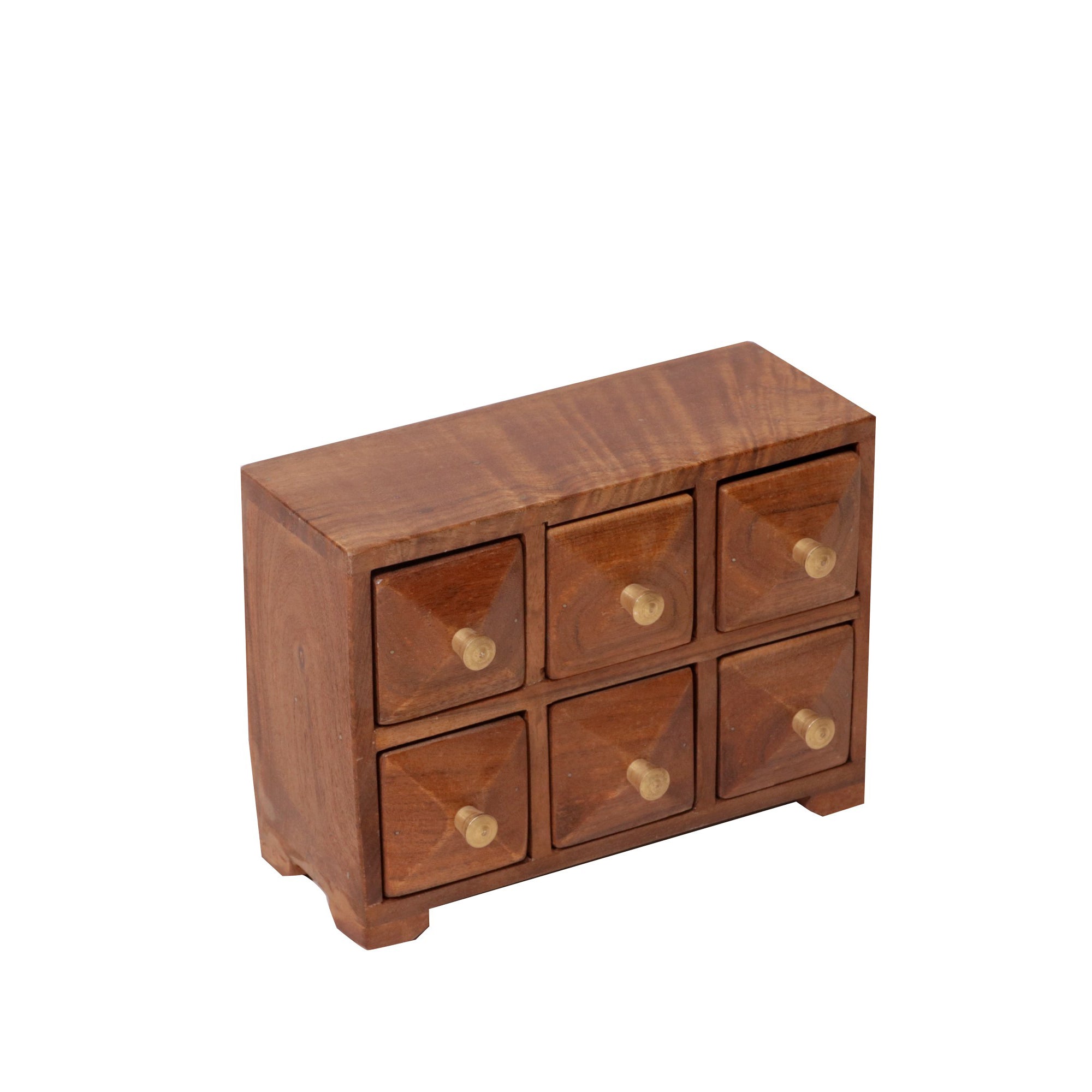 Diamond shaped sixer drawer chest Desk Organizer