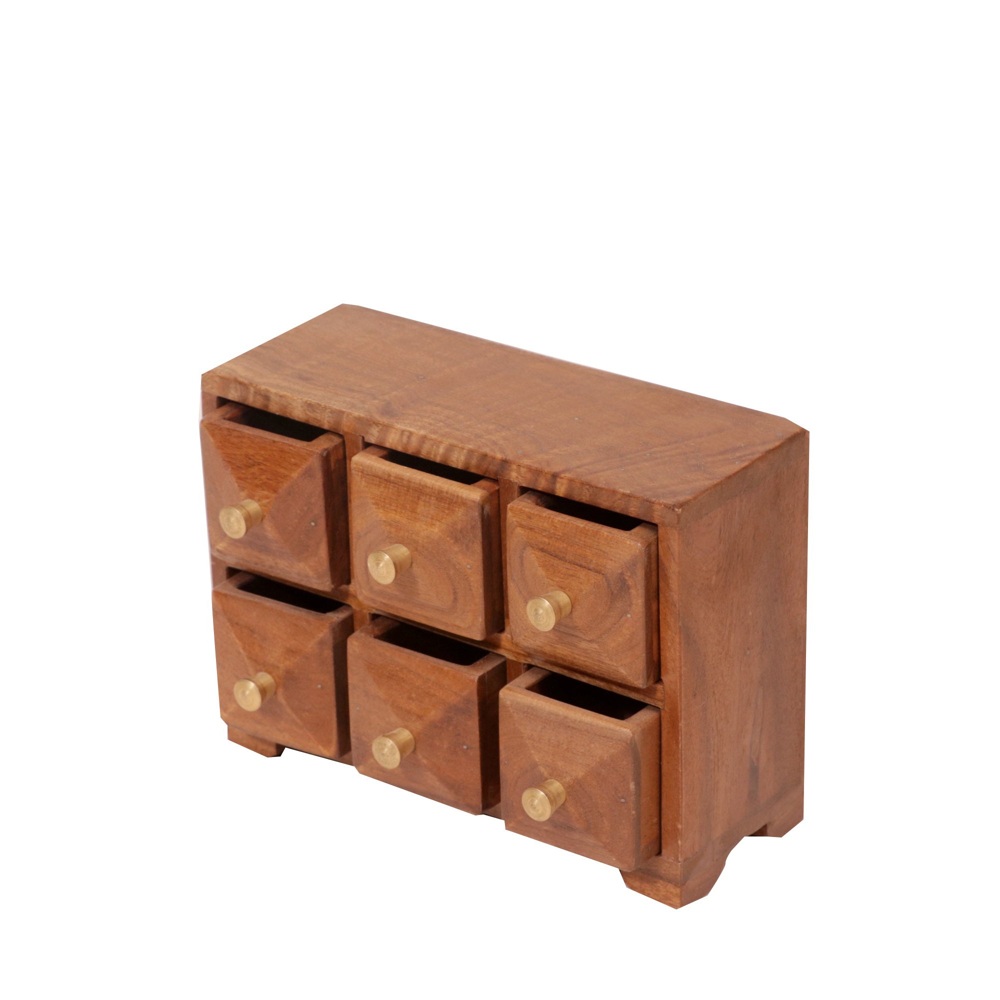 Diamond shaped sixer drawer chest Desk Organizer