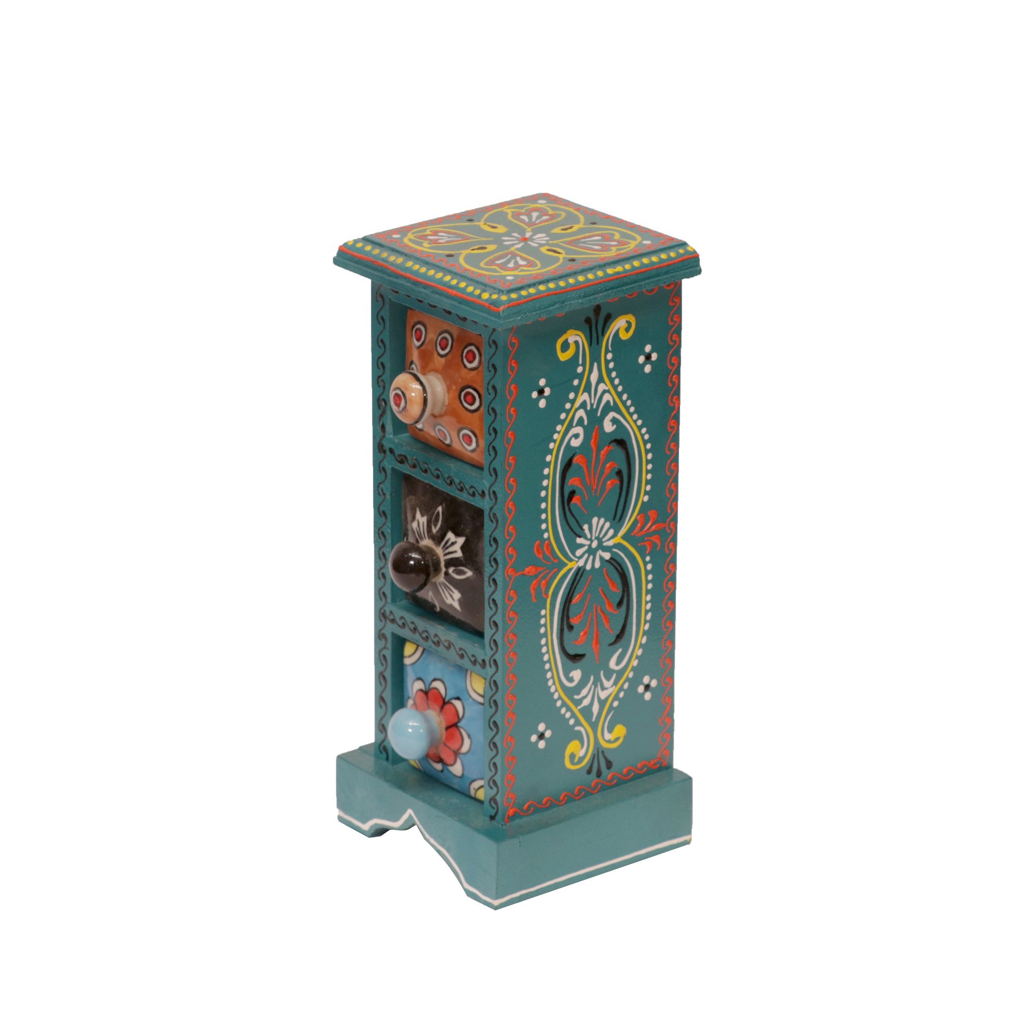 Teal Miniature Organizer Desk Organizer