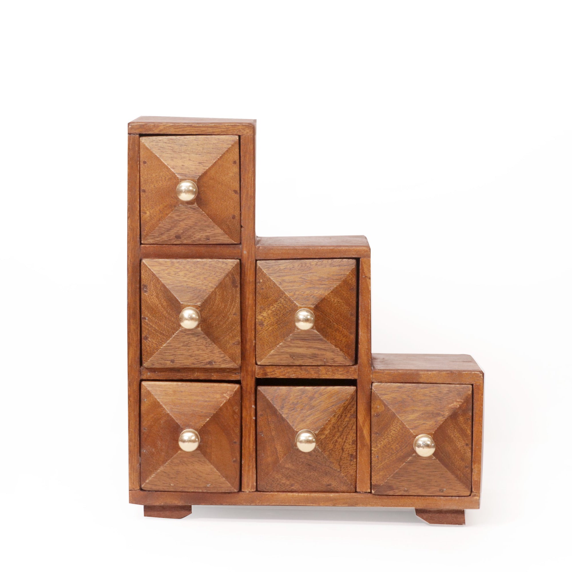 Antique Crimson Step Desk organiser Desk Organizer