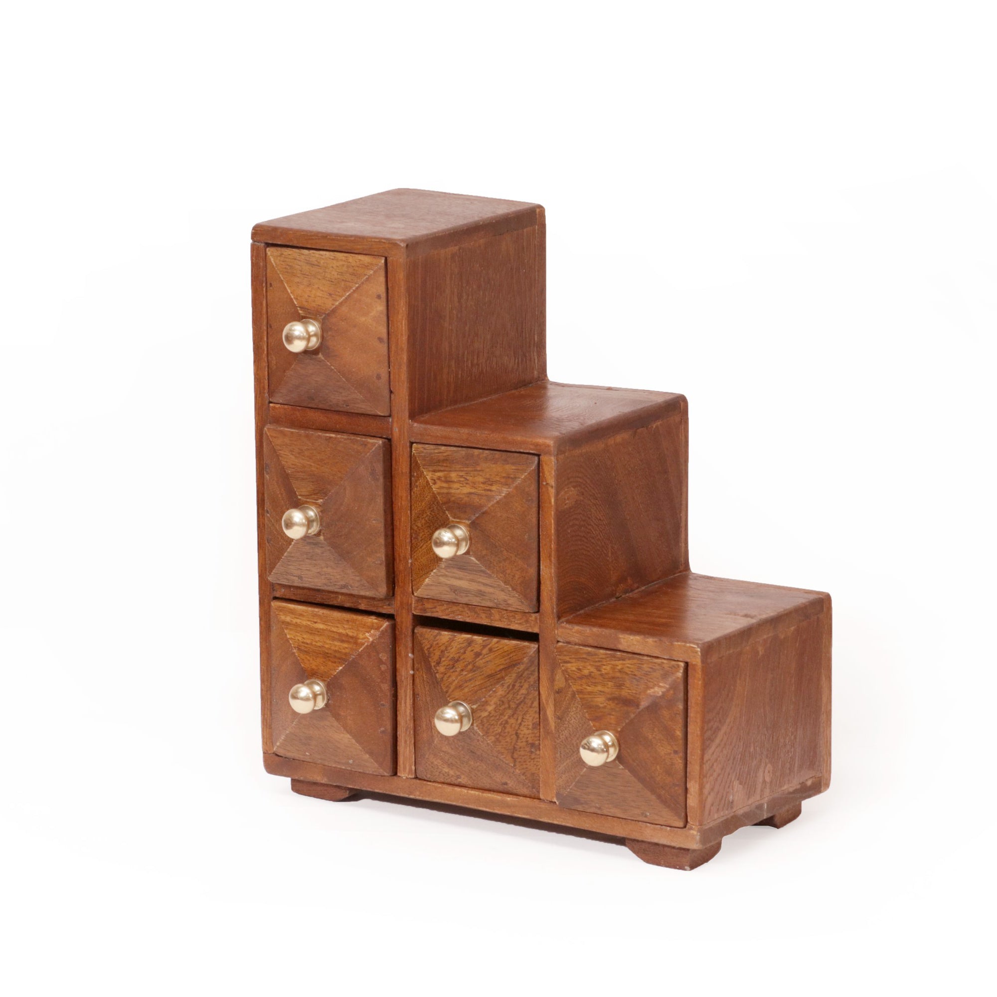 Antique Crimson Step Desk organiser Desk Organizer