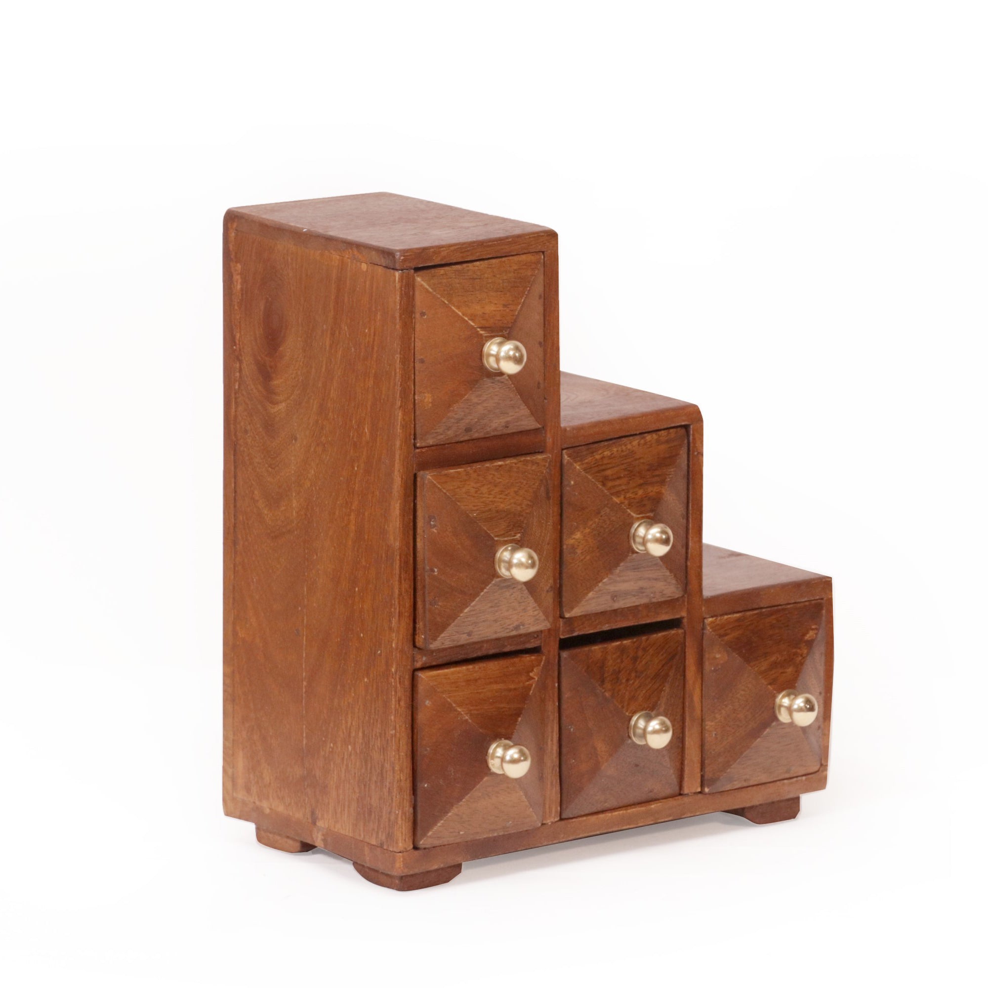Antique Crimson Step Desk organiser Desk Organizer