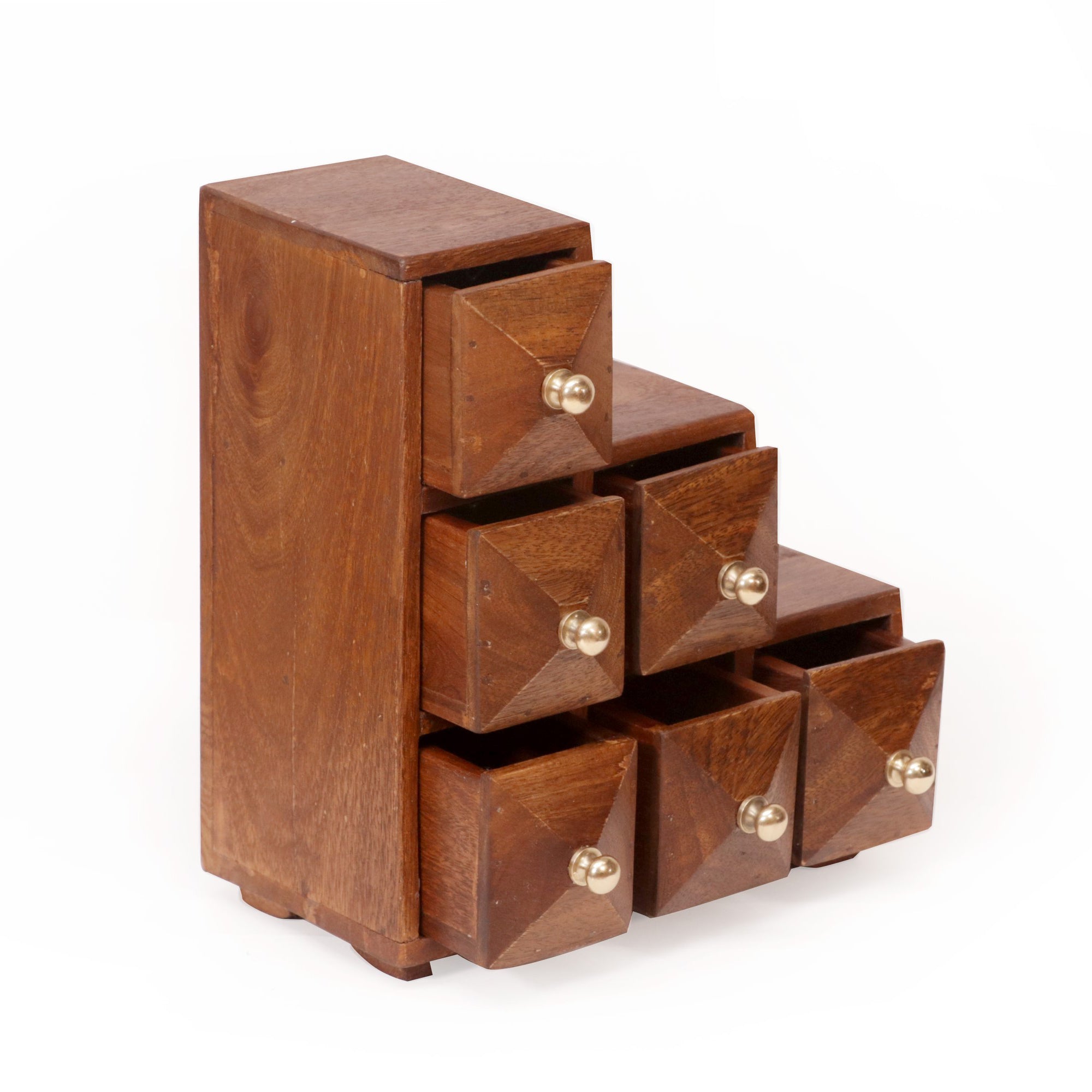Antique Crimson Step Desk organiser Desk Organizer