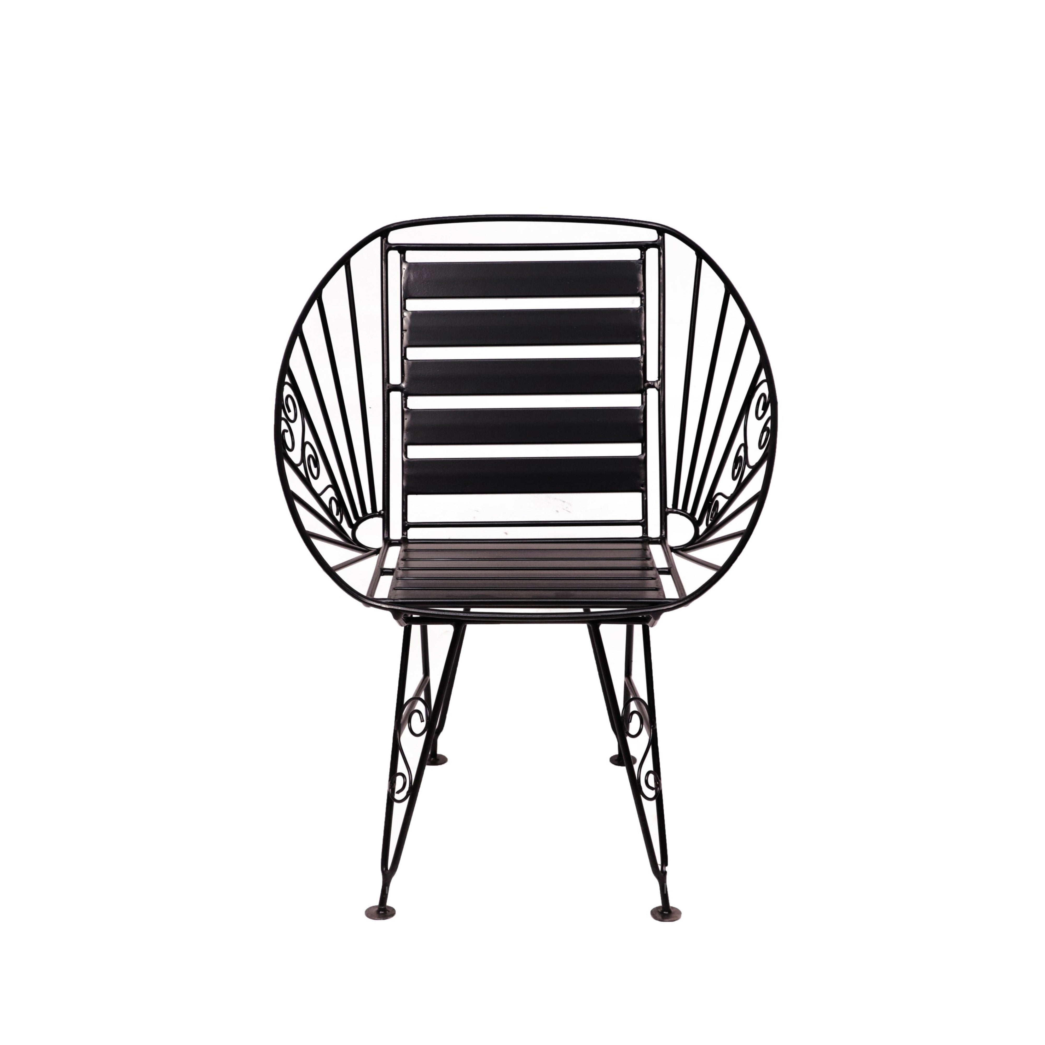 Montage Dark Metallic Arm Garden Chair Arm Chair