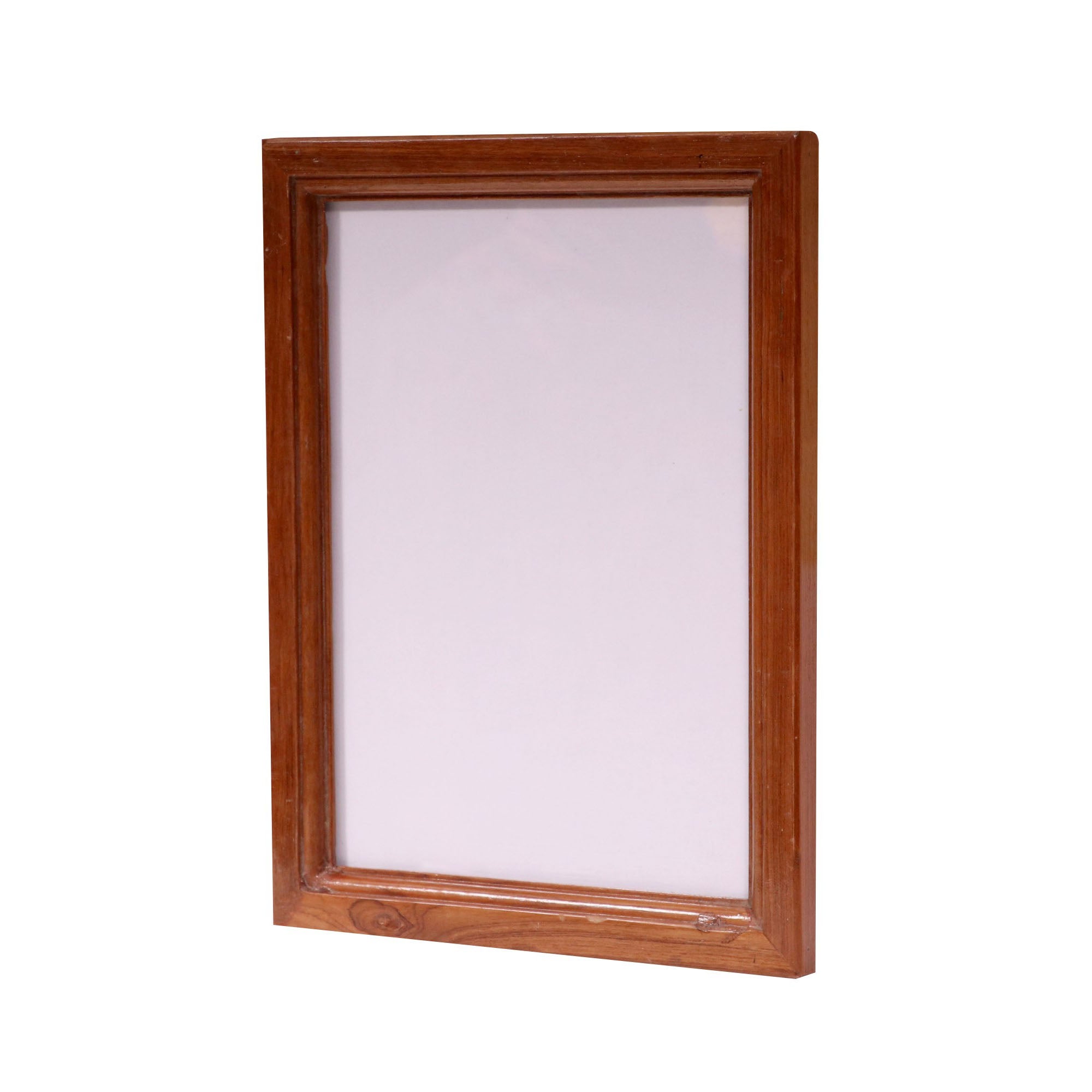 Teak wood Vintage A4 Concept Handmade Size Picture Frame Mirror