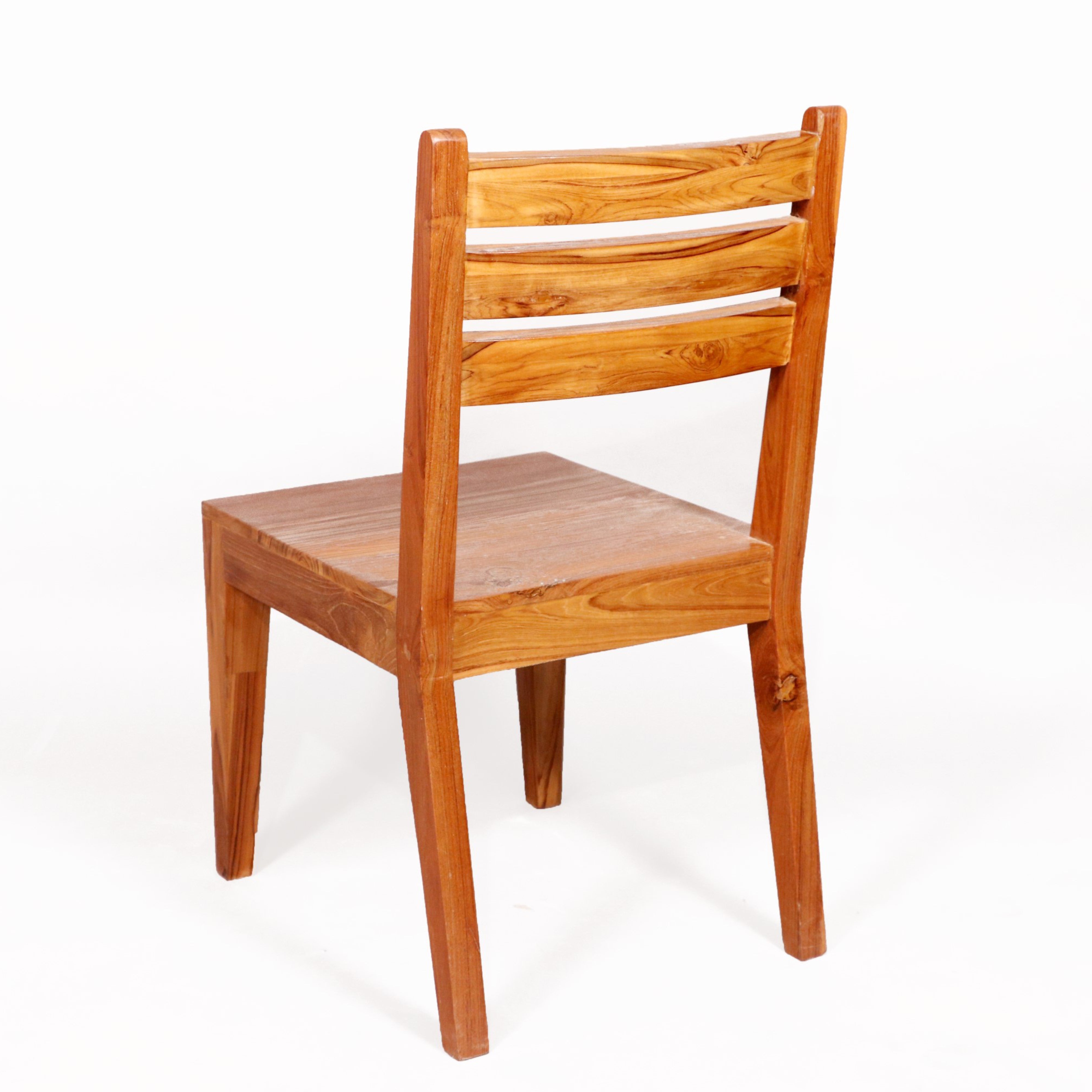 Teak wood Light tone finish Dining Chair Dining Chair