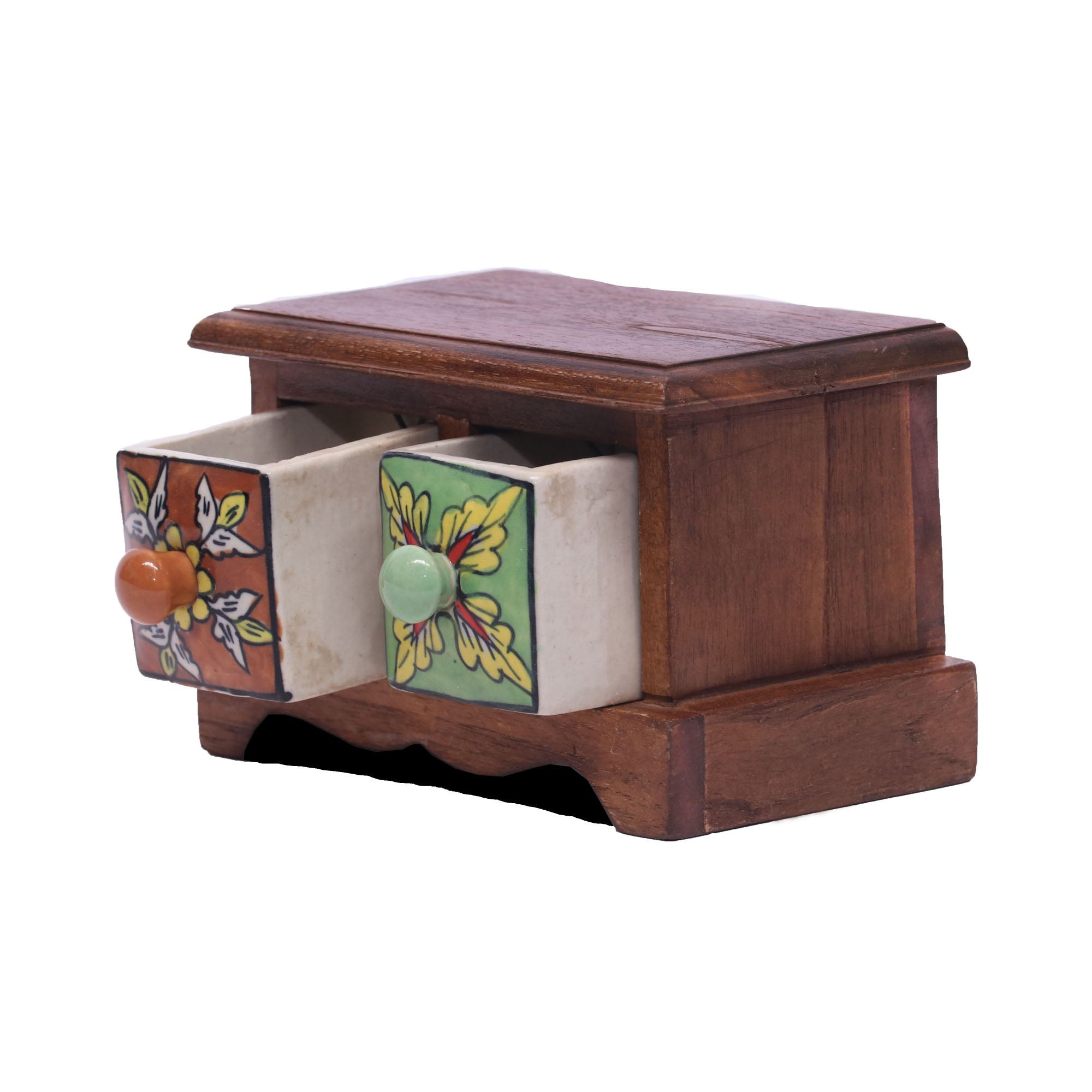 Flat 2 Drawer Chest Desk Organizer