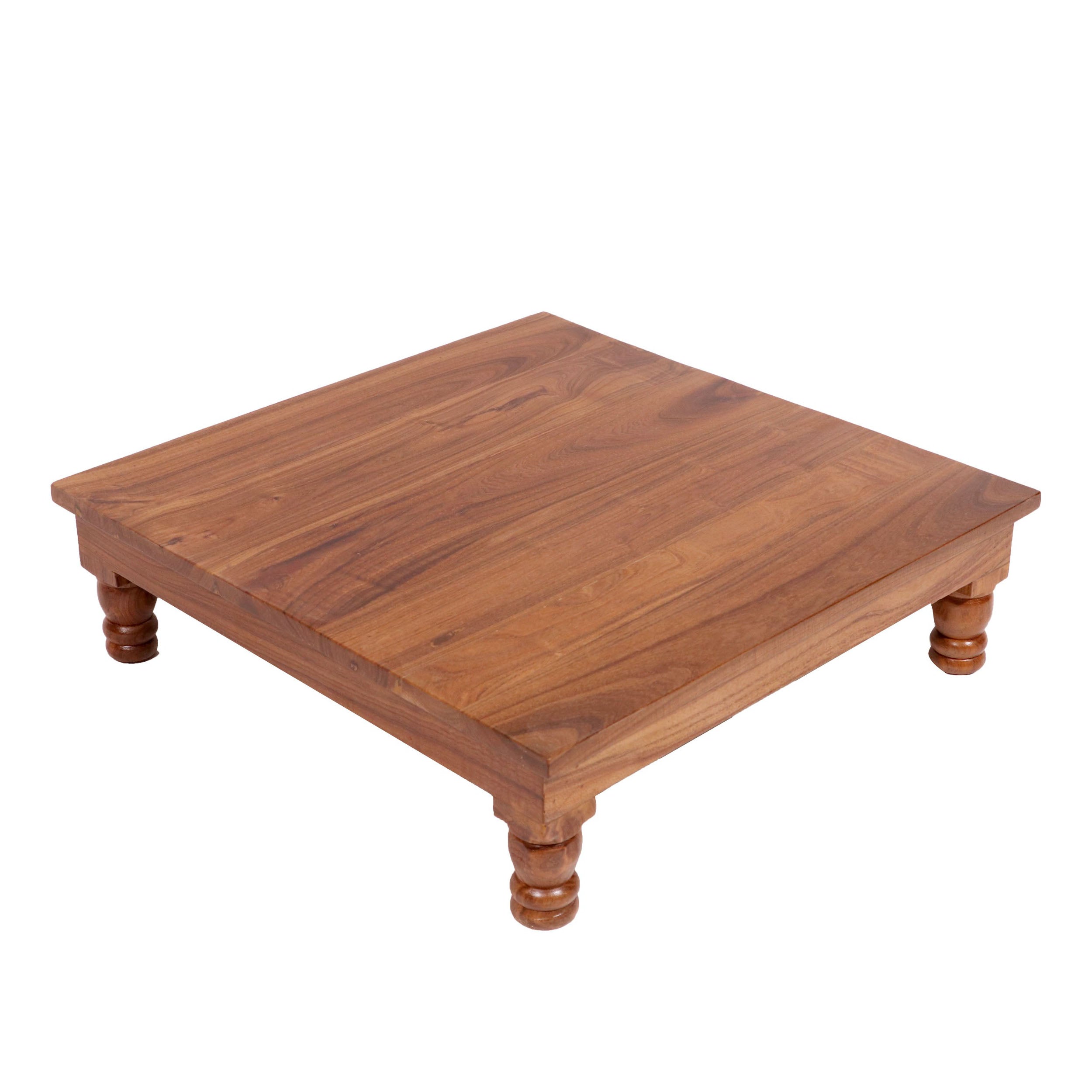 Wide Compact Wooden Bajot Bajot