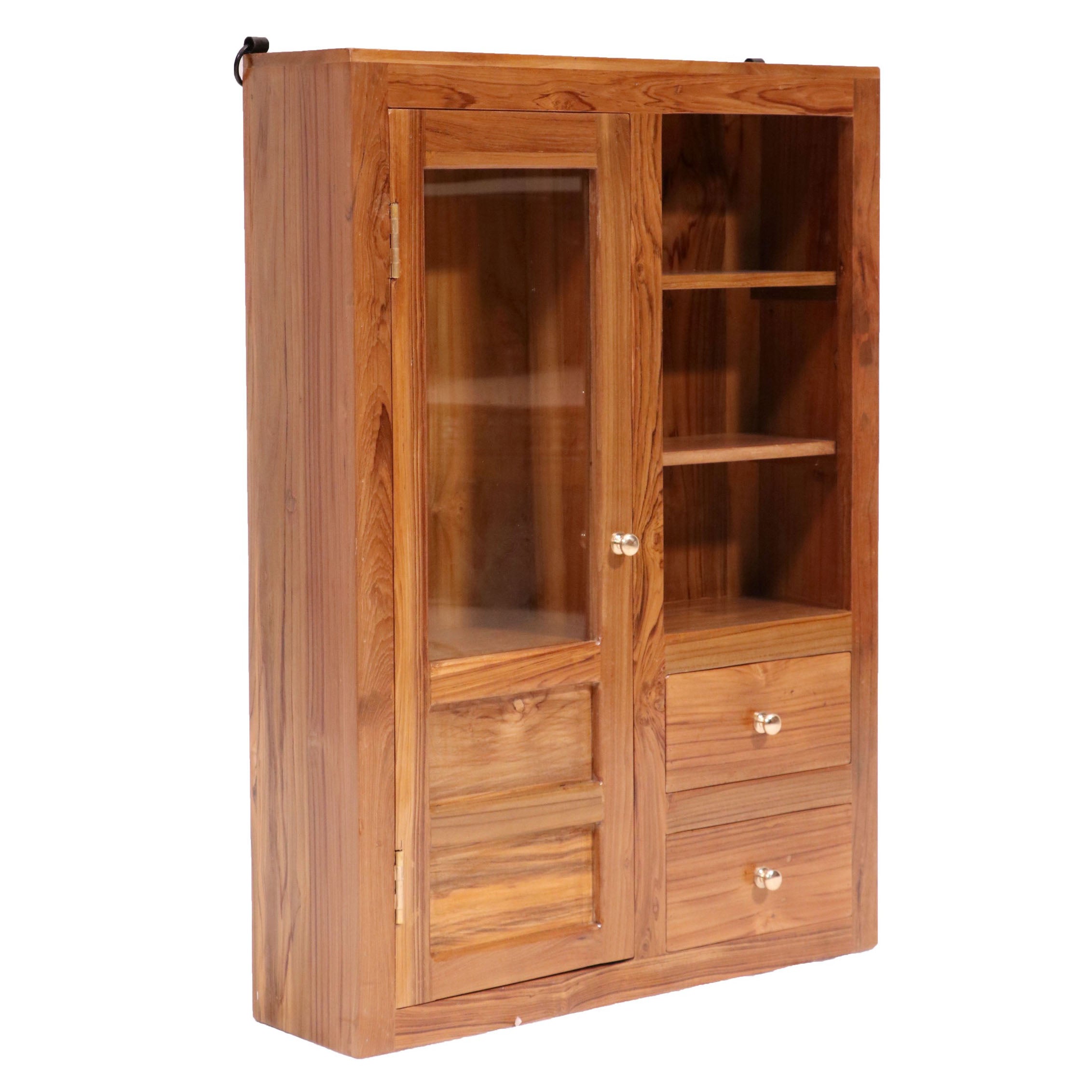Premium Indian Teak wood Wall Cabinet Wall Cabinet