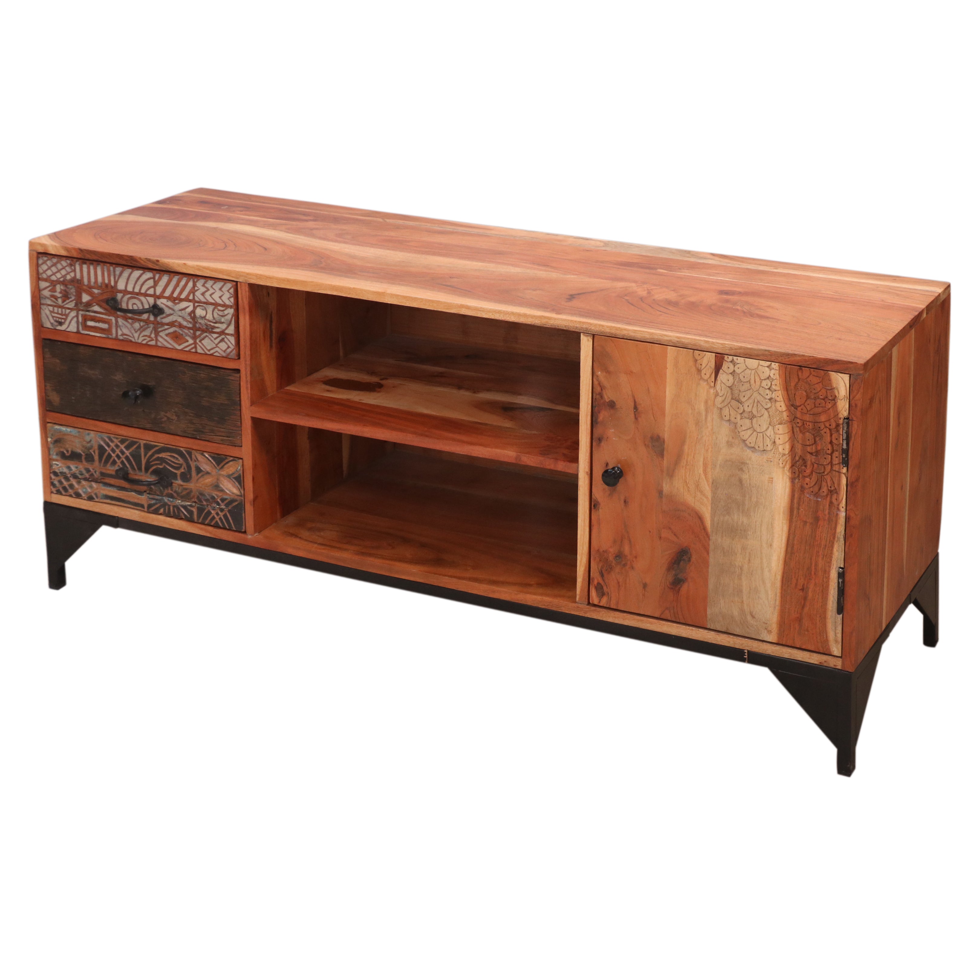 Antique Old Vintage Finish Multispace Wooden Handmade TV Stand Tv stand