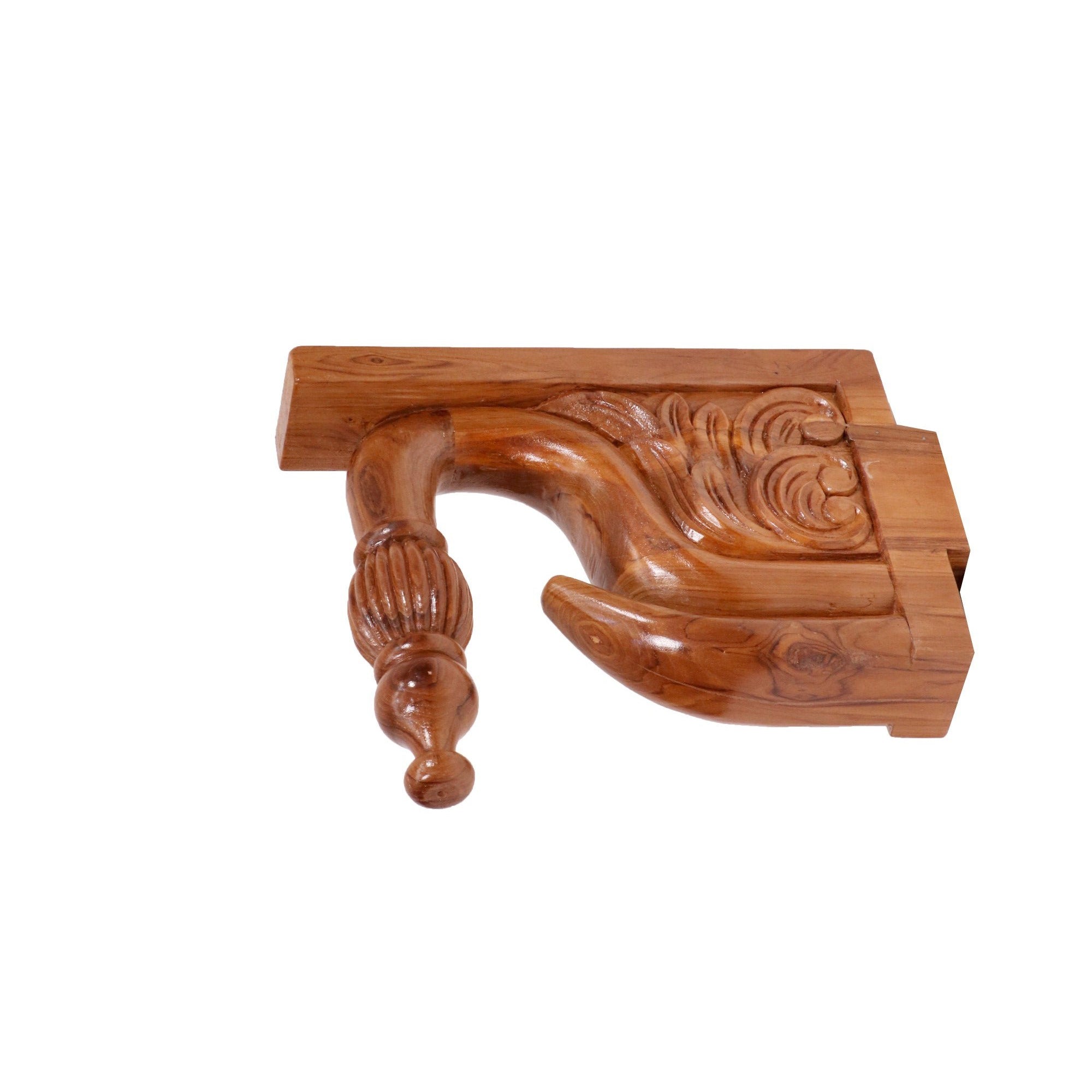 Teak wood Pillar Crown Pillar