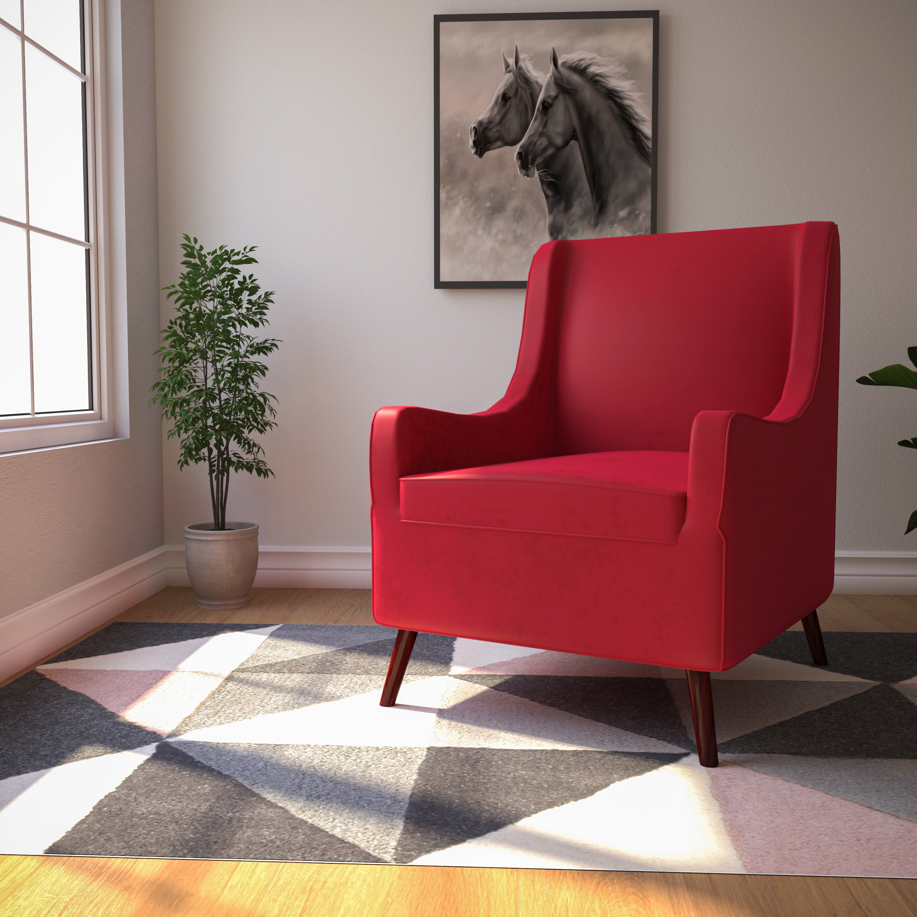 Upholstered King arm chair Arm Chair