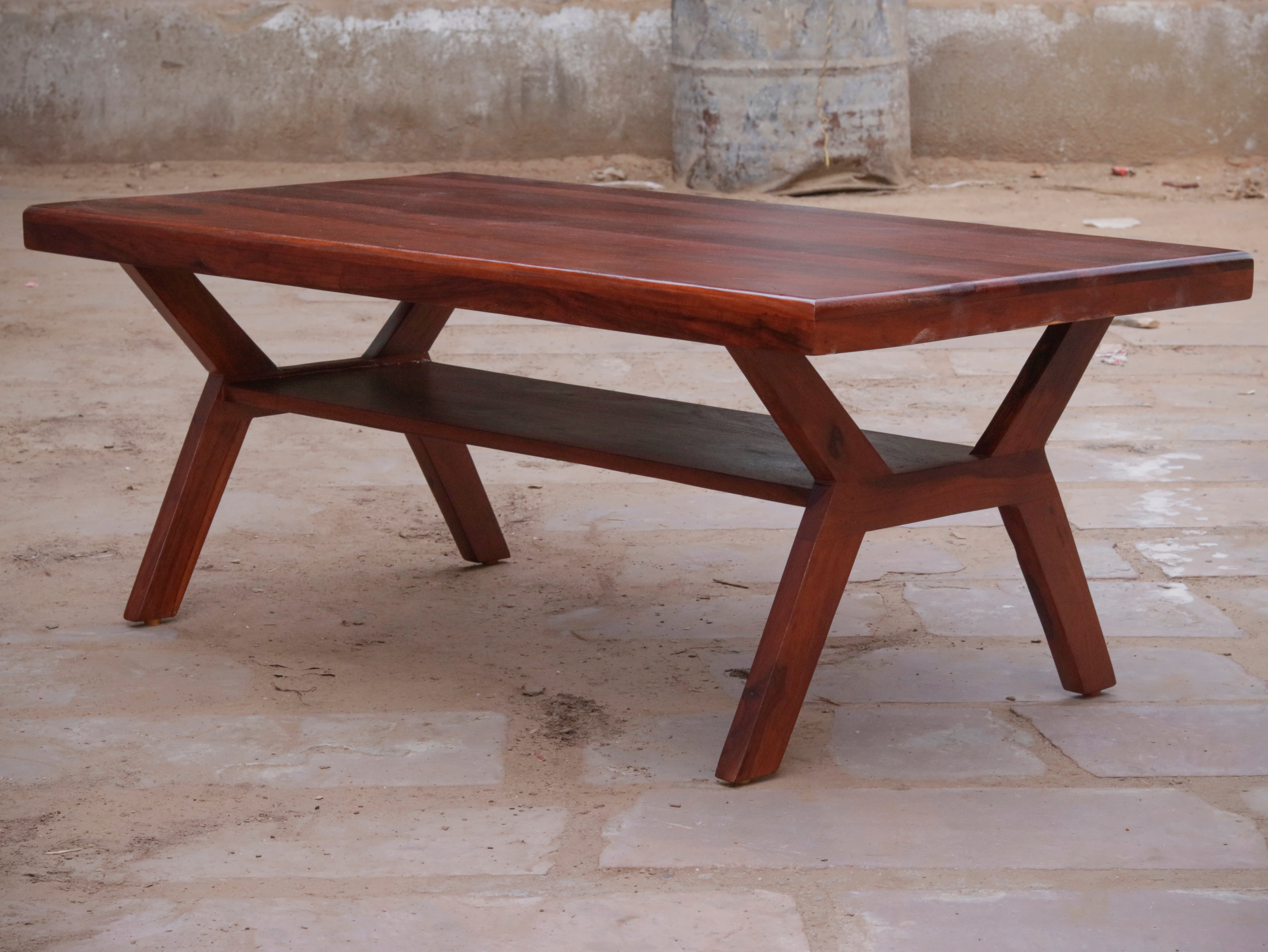 Classic Natural Light Finished Handmade Wooden Coffee Table Coffee Table