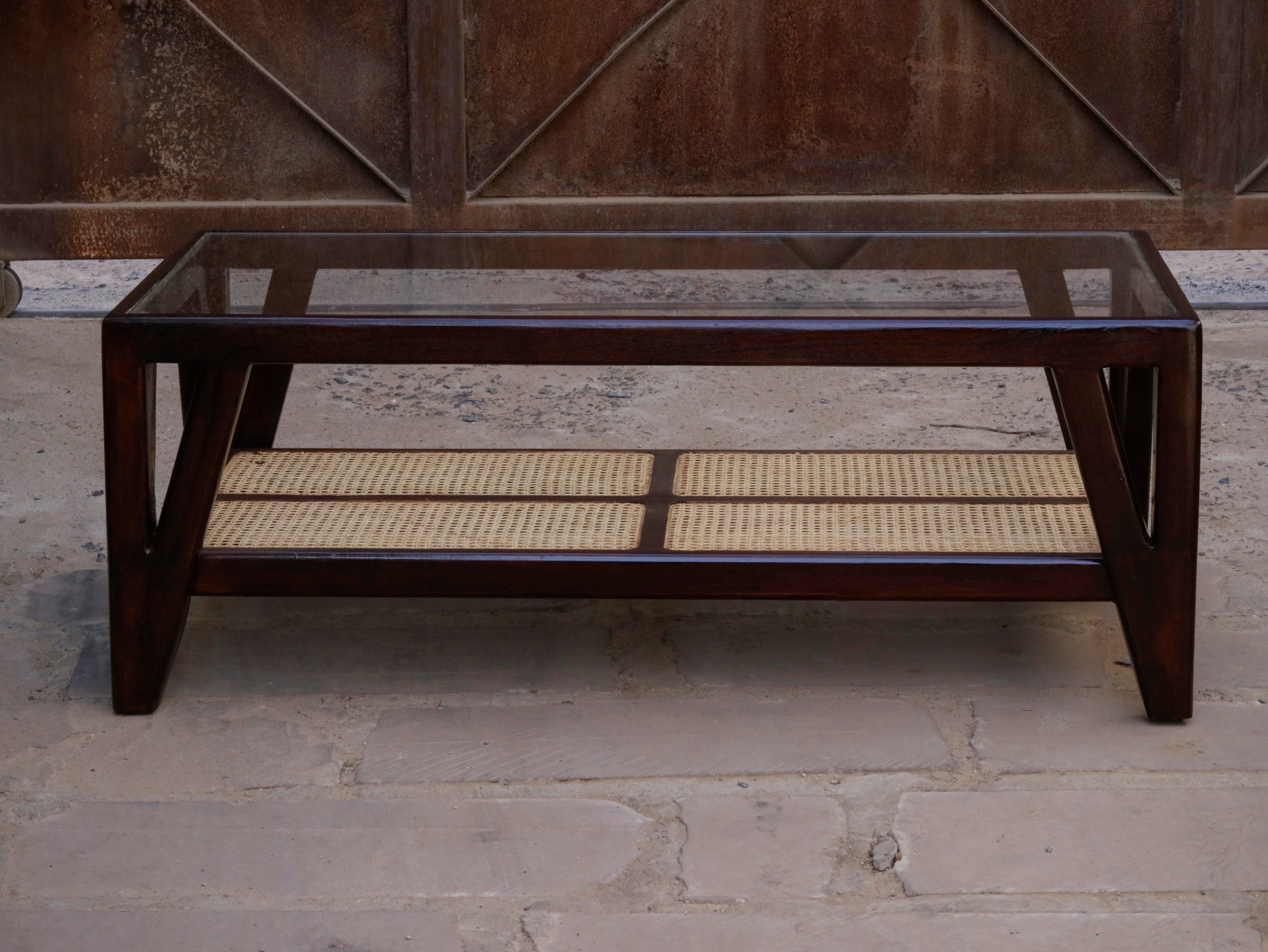 Ethnic Premium Cane Style Handmade Wooden Coffee Table Coffee Table
