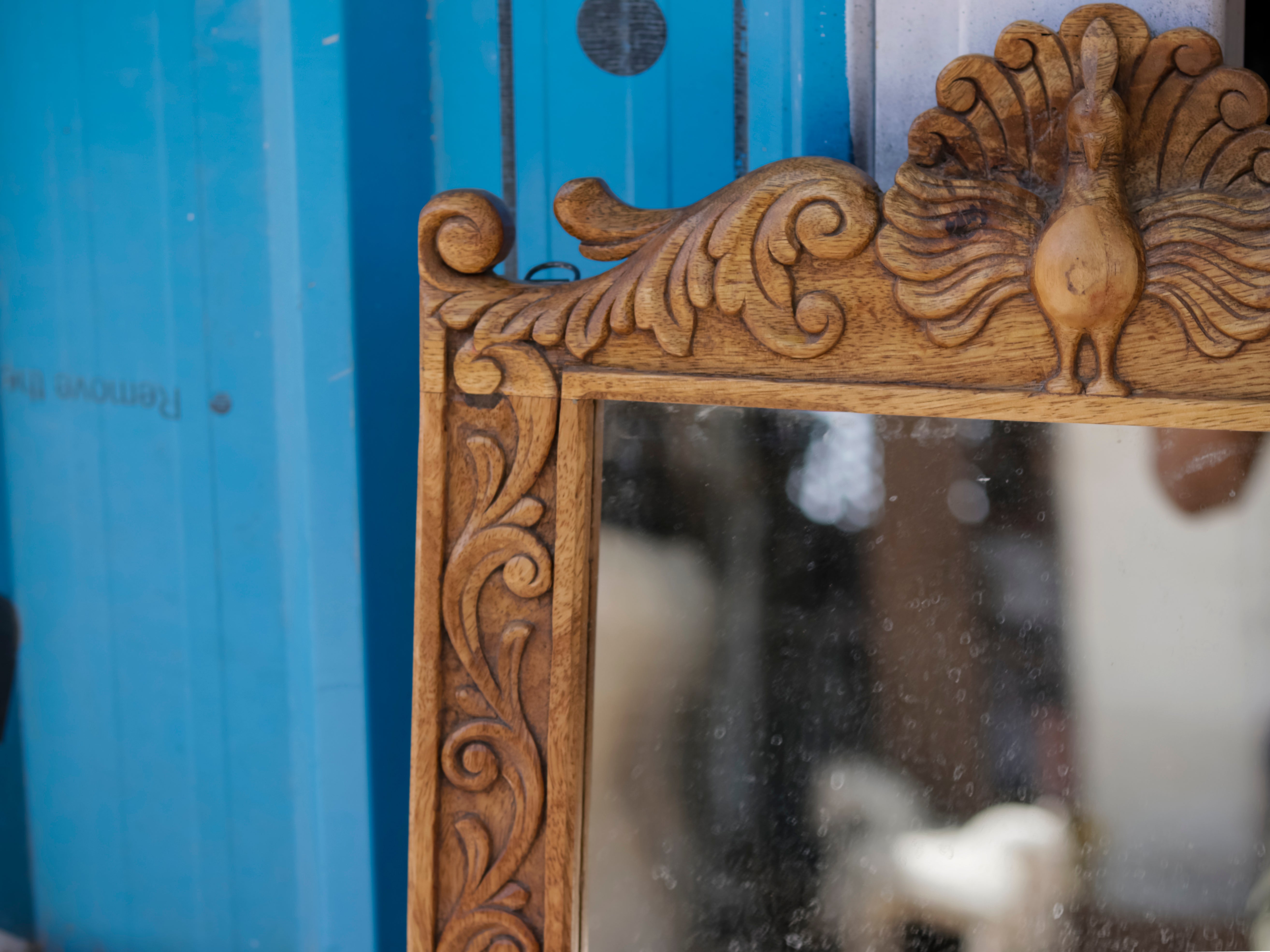 Light Polished Mirror Frame Mirror