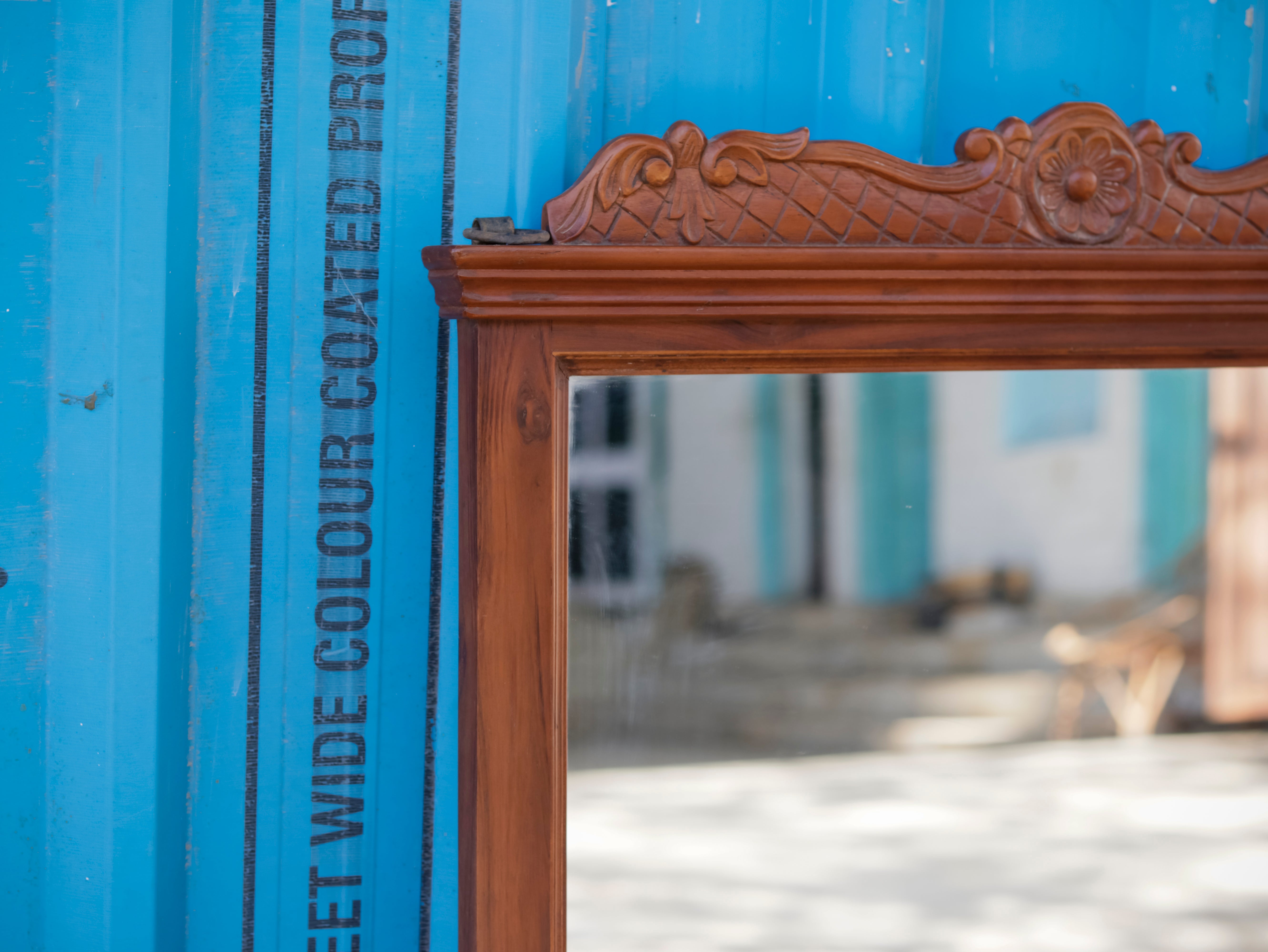 Victorian wooden Mirror Mirror