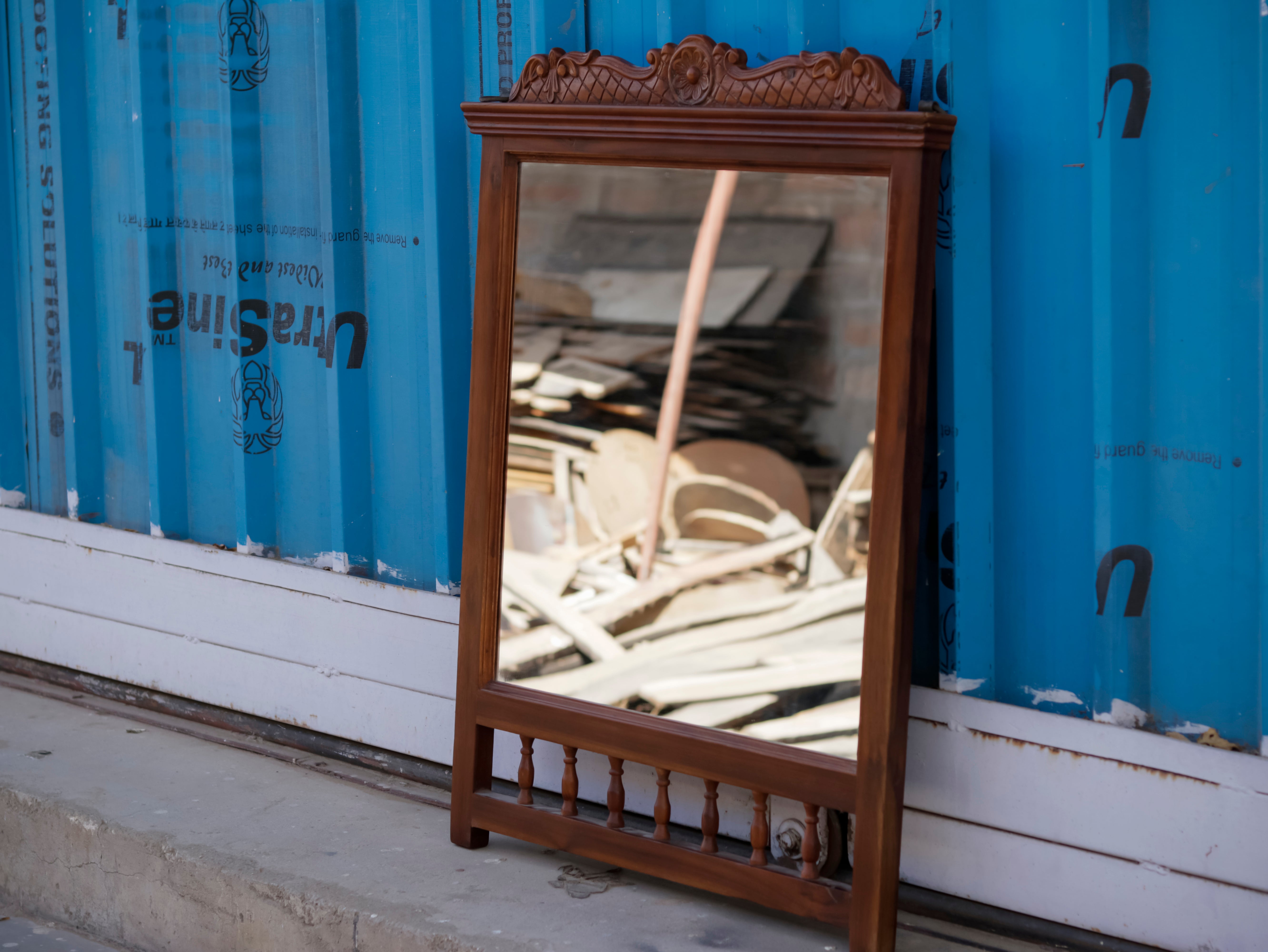Victorian wooden Mirror Mirror
