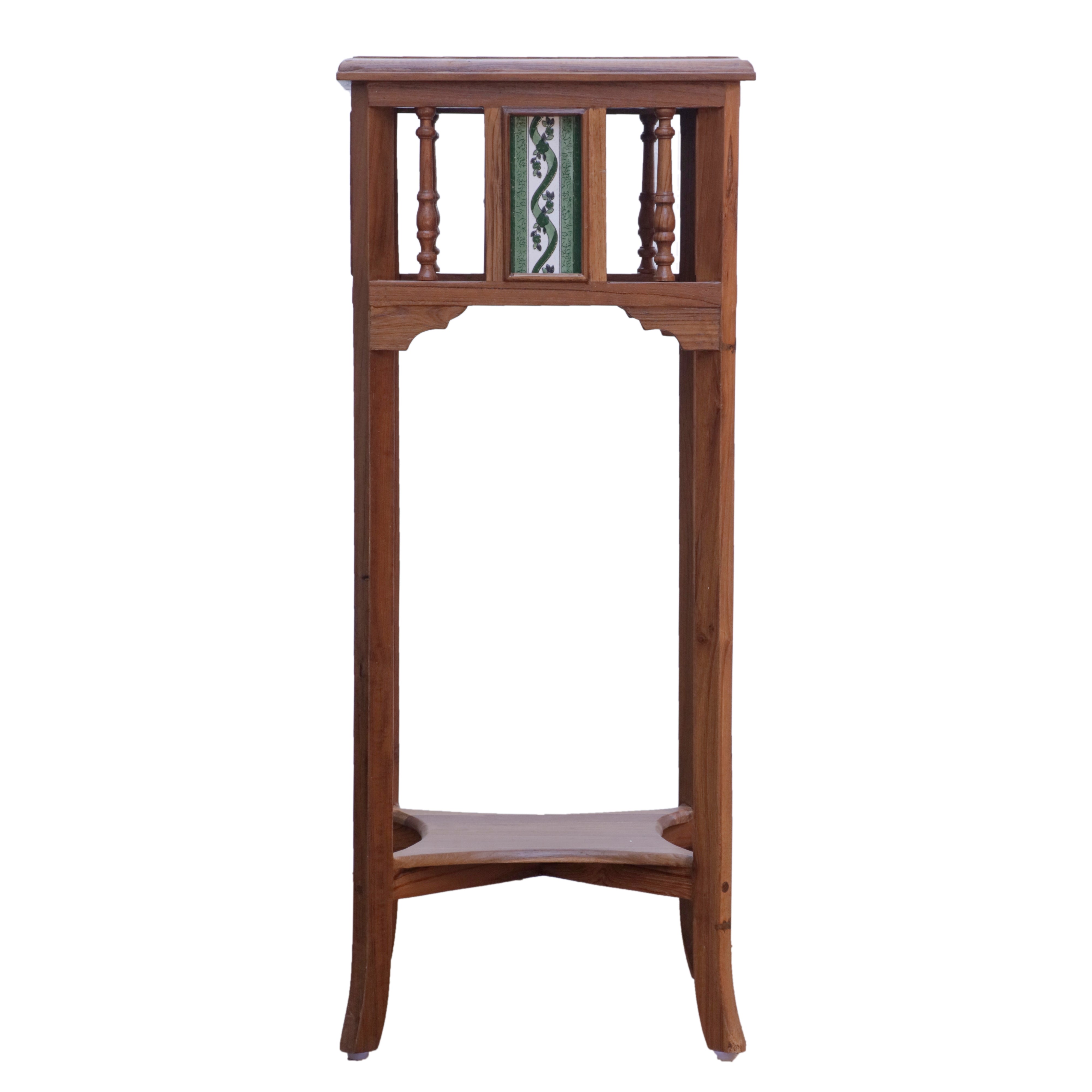Wide-end Tiled Table End Table