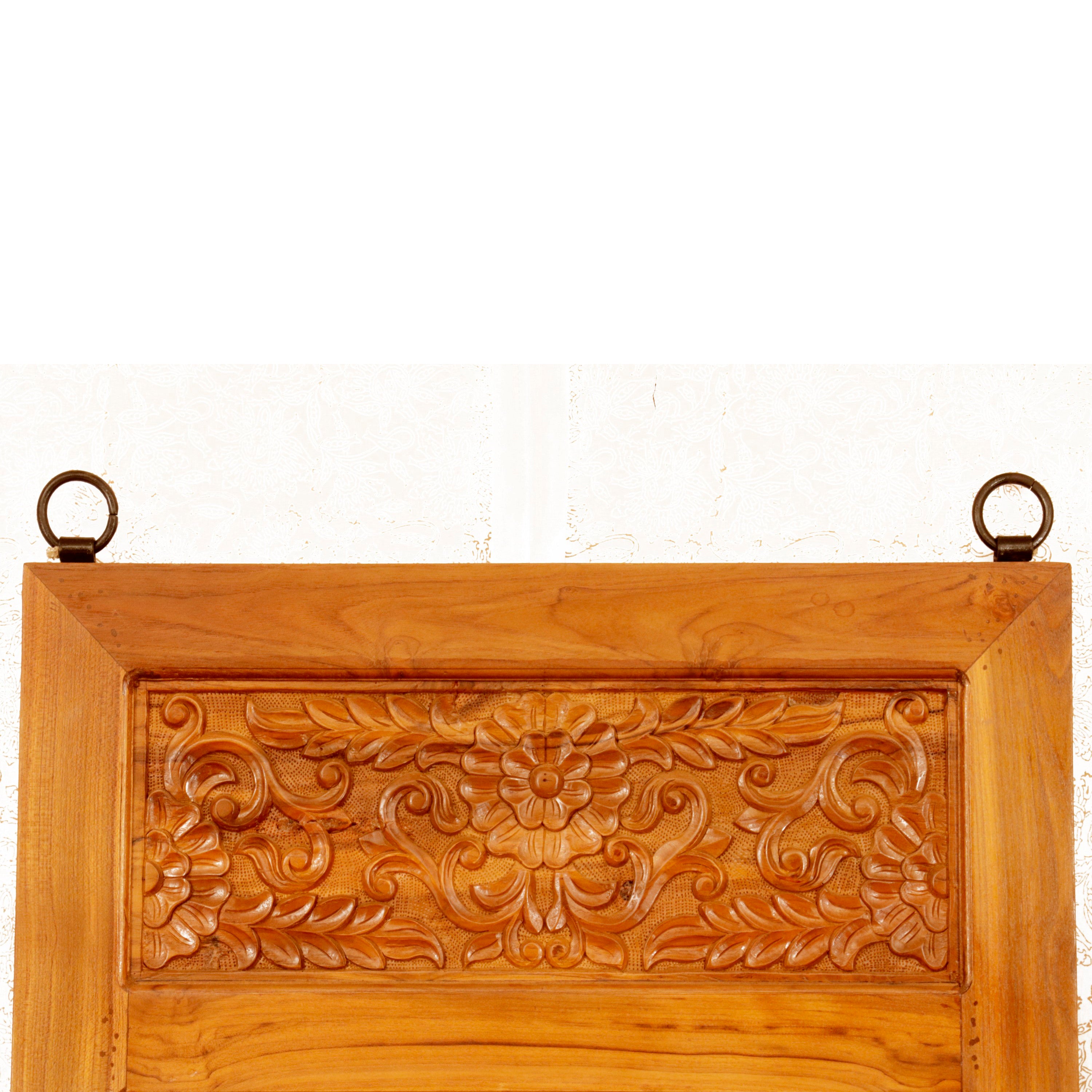Solid Teak Royal Carved Mirror Mirror