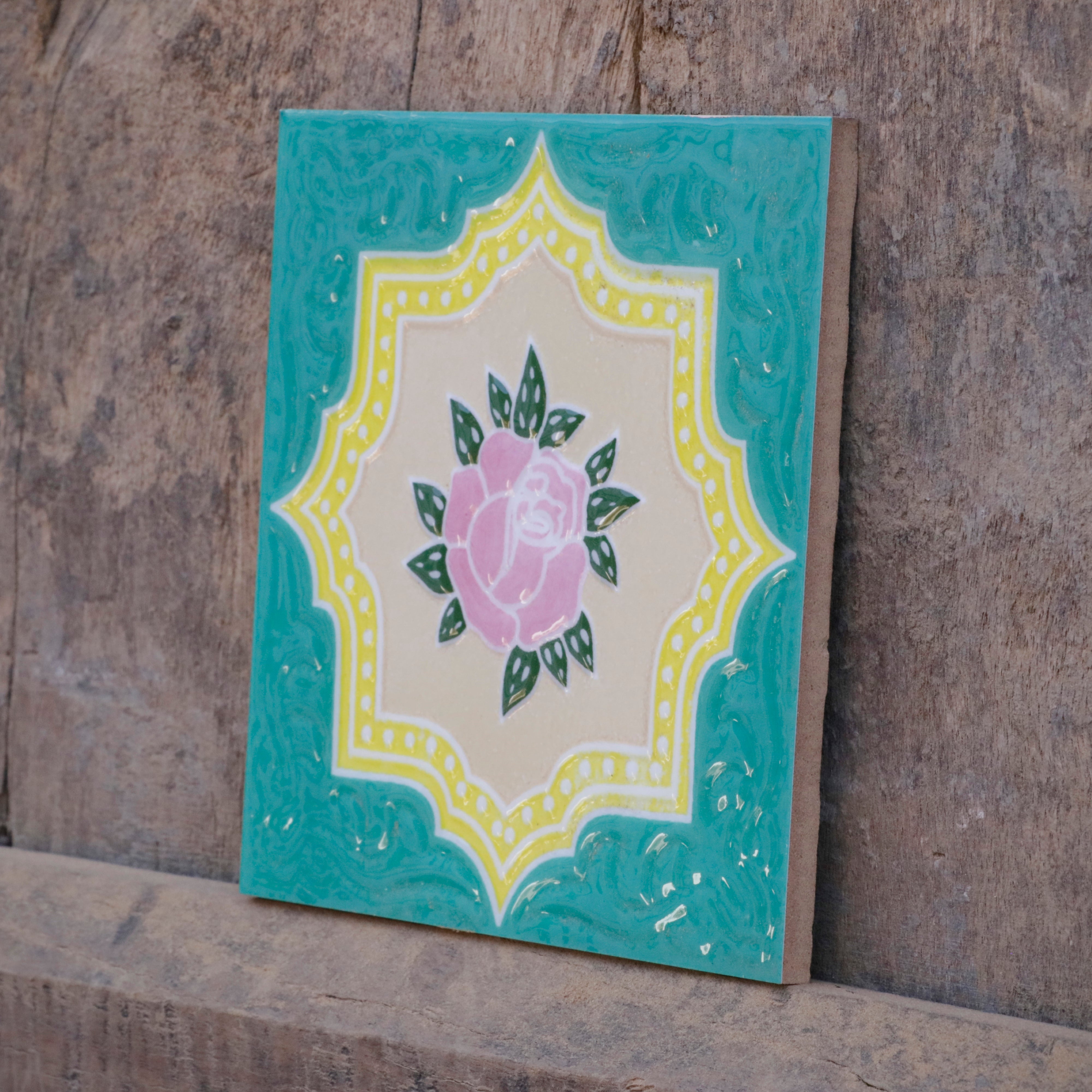 Premium Pink Rose Majestic Ceramic Tile Ceramic Tile