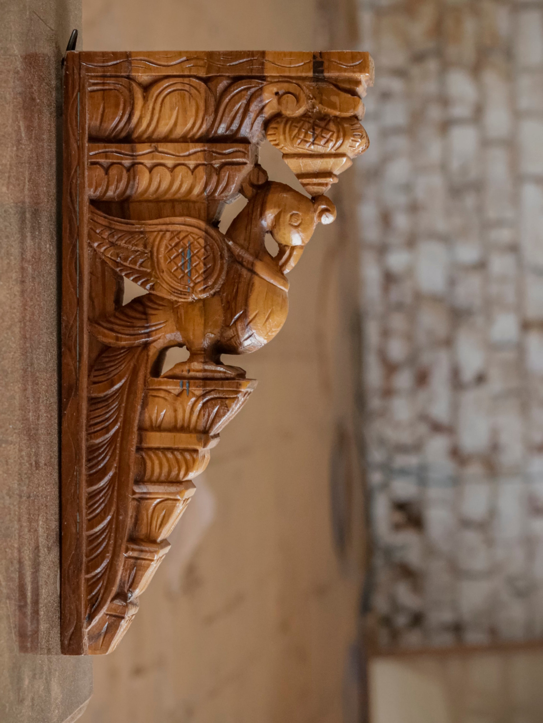 Rajshahi Southern Bird Solid teak Door Bracket Door Bracket