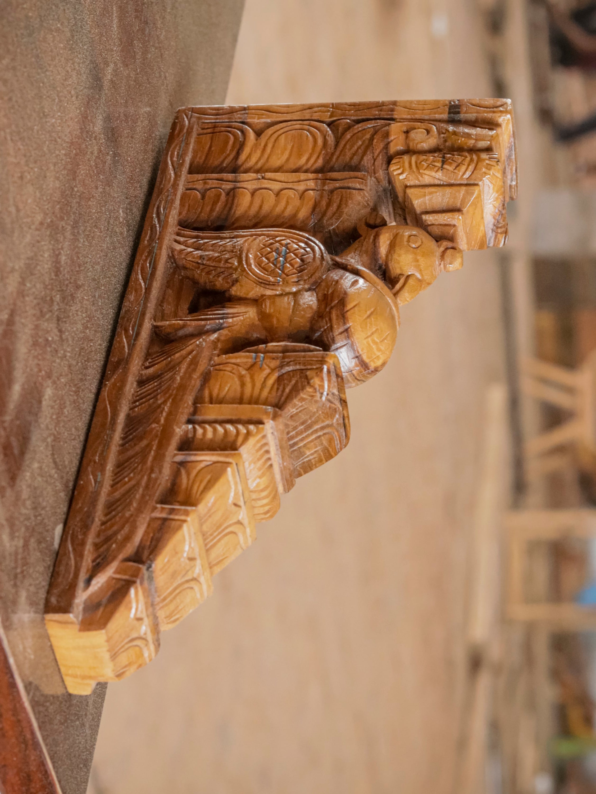 Rajshahi Southern Bird Solid teak Door Bracket Door Bracket