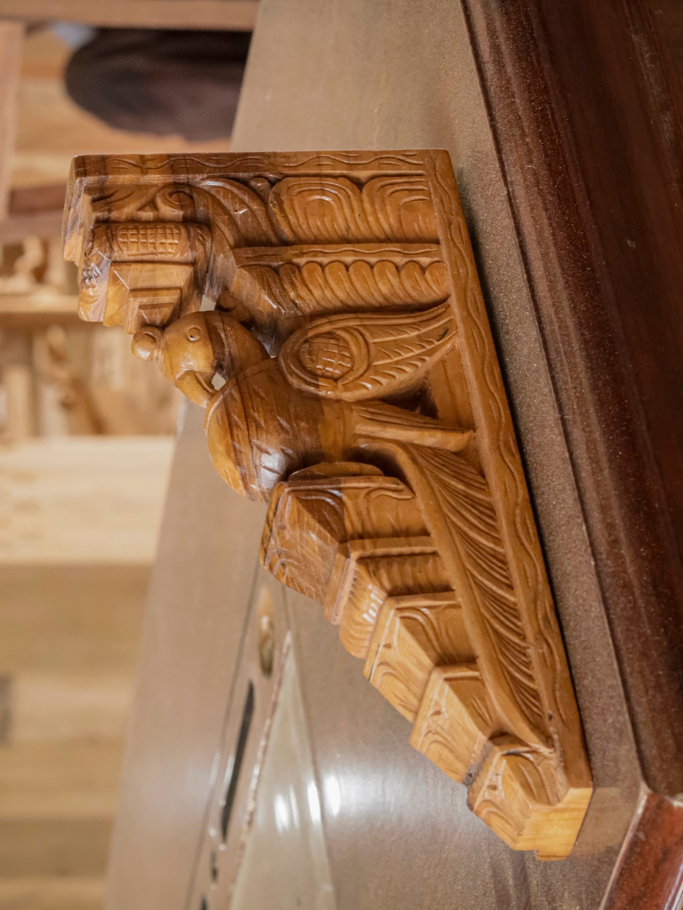 Rajshahi Southern Bird Solid teak Door Bracket Door Bracket