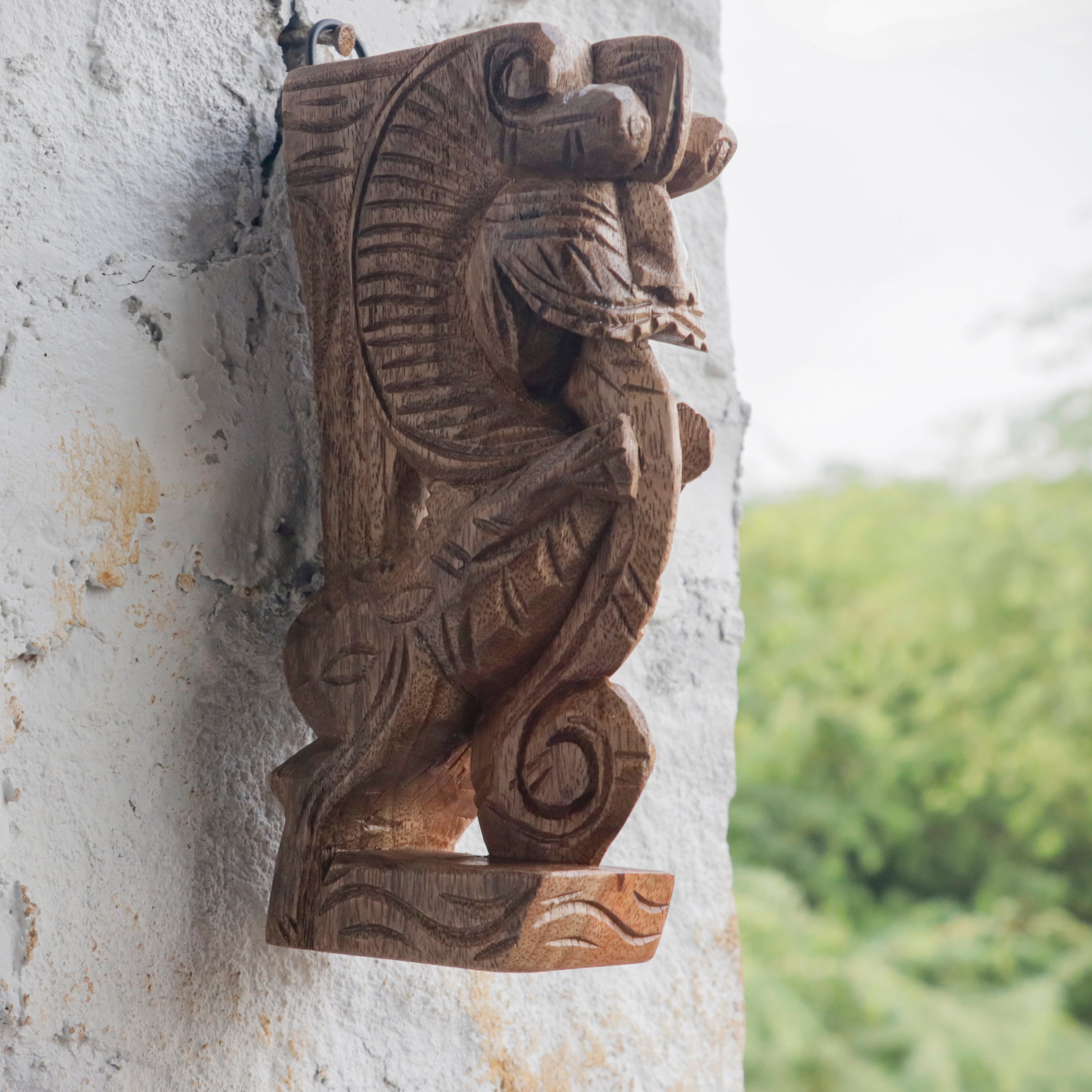 Solid wood simple Yali Door bracket Door Bracket